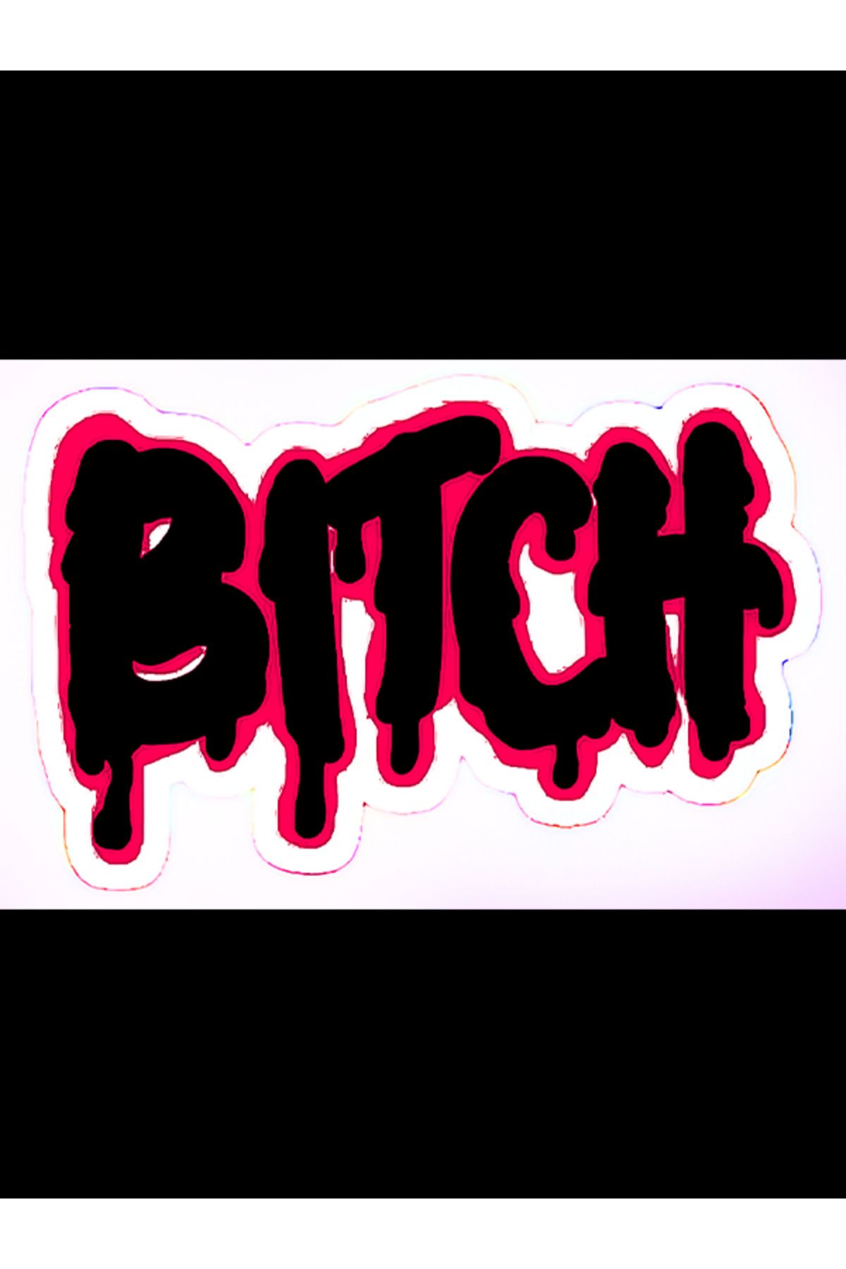 Docima Motosikler sticker BITCH
