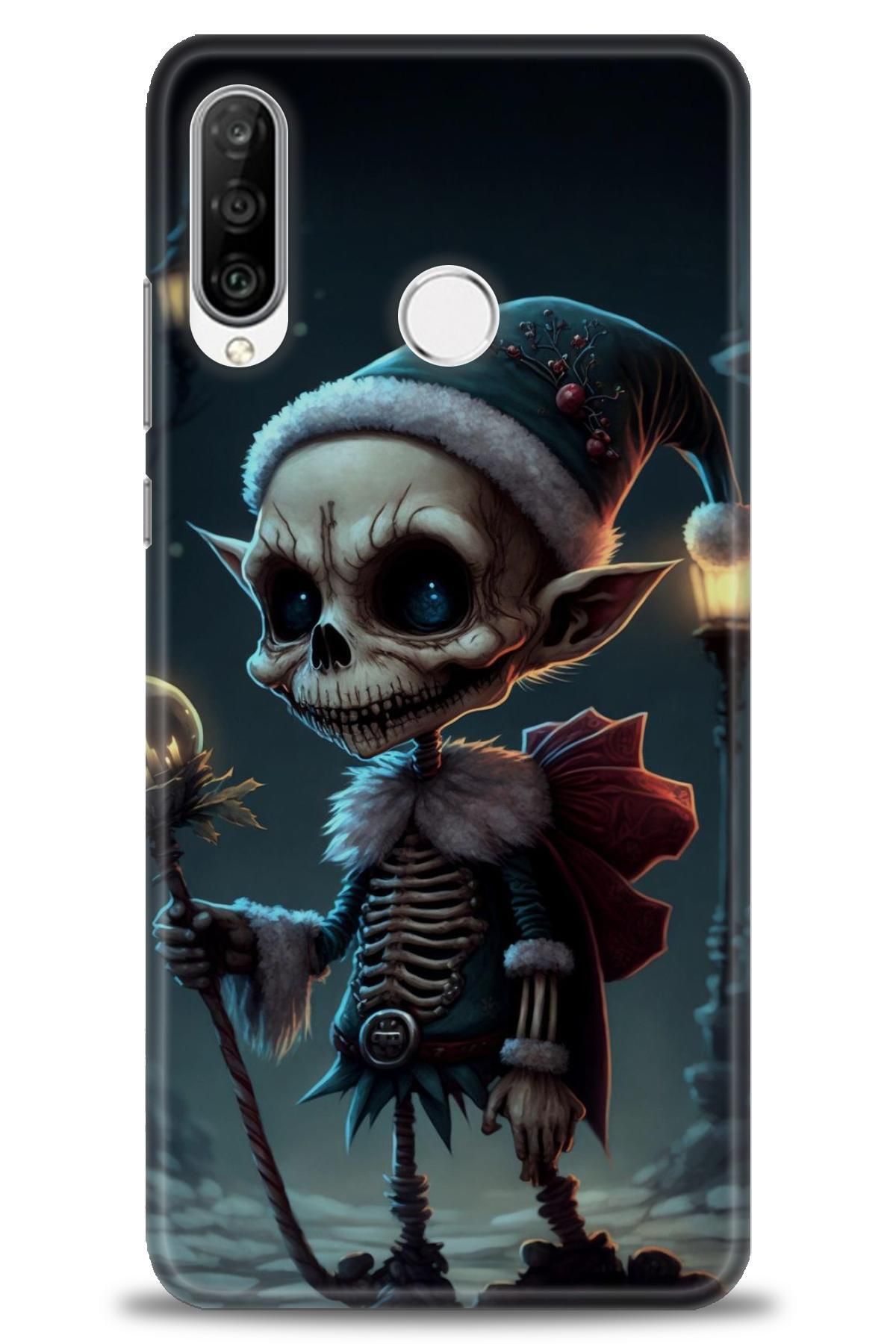 CooperTech Huawei P30 Lite İle Uyumlu HD Baskılı Silikon Kılıf - ÖzelSeri Huawei - 800