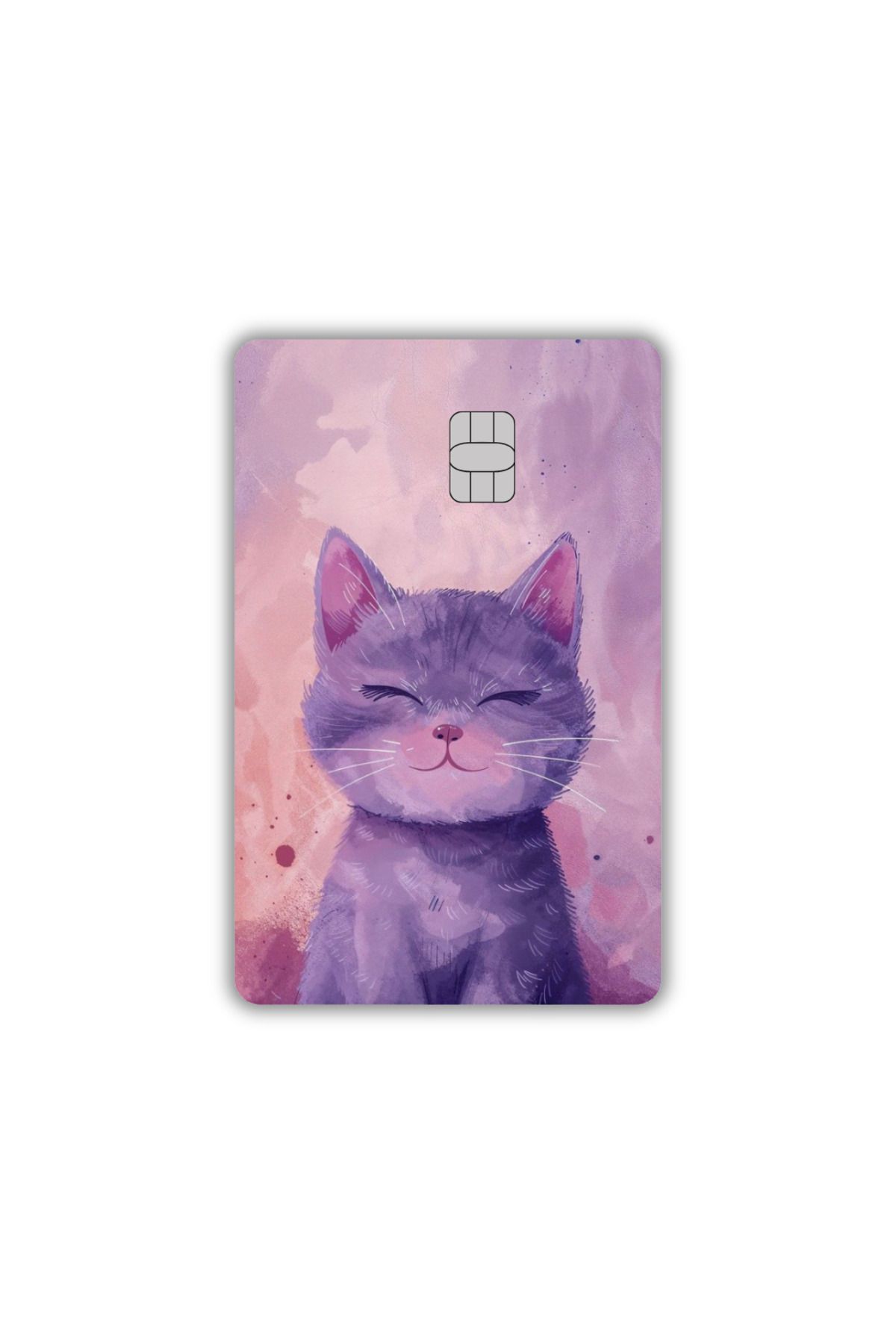 yoyadizayn Sevimli Tatlı Kedi Kart Kaplama Money Kredi Kartı, Metro Kartı, Debit Kart, Öğrenci Kartı Kaplama