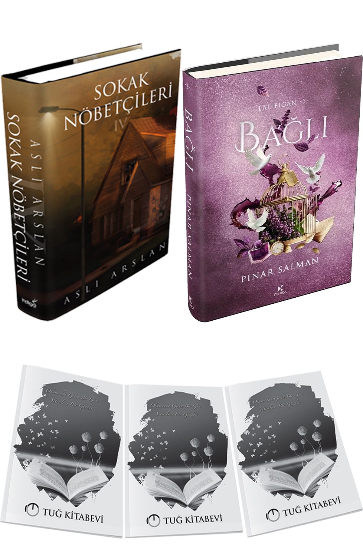 İndigo Kitap Sokak Nöbetçileri 4 Ciltli ve Lal Figan 3 Bağlı Ciltli + Hediyeli