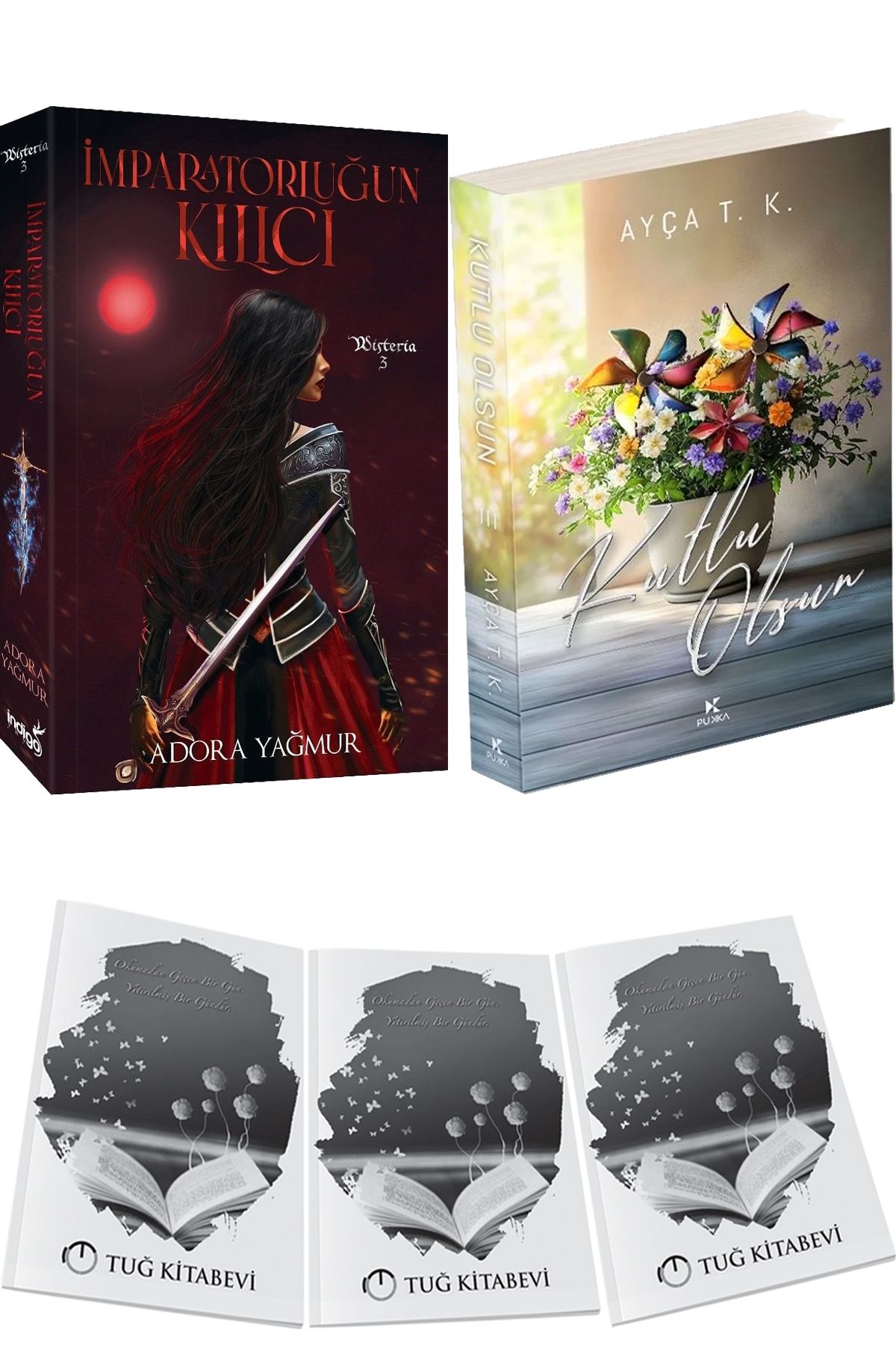 İndigo Kitap İmparatorluğun Kılıcı Adora Yağmur ve Kutlu Olsun 3 + Hediyeli