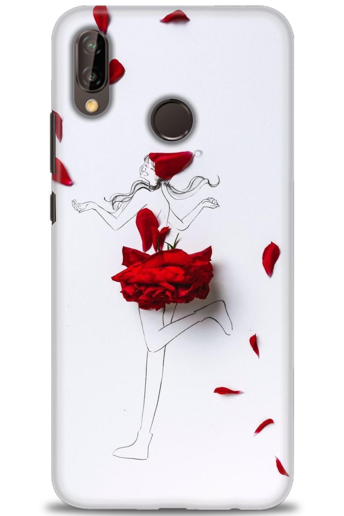 CooperTech Huawei P20 Lite İle Uyumlu HD Baskılı Silikon Kılıf - ÖzelSeri Huawei - 735