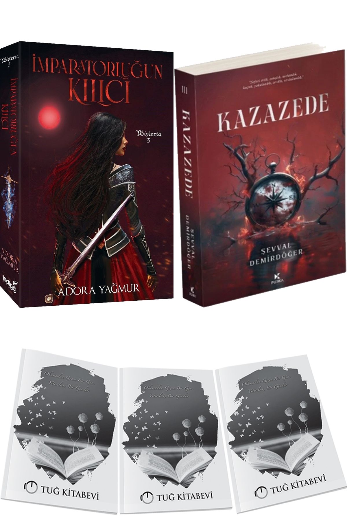 İndigo Kitap İmparatorluğun Kılıcı Adora Yağmur ve Kazazede 3 + Hediyeli
