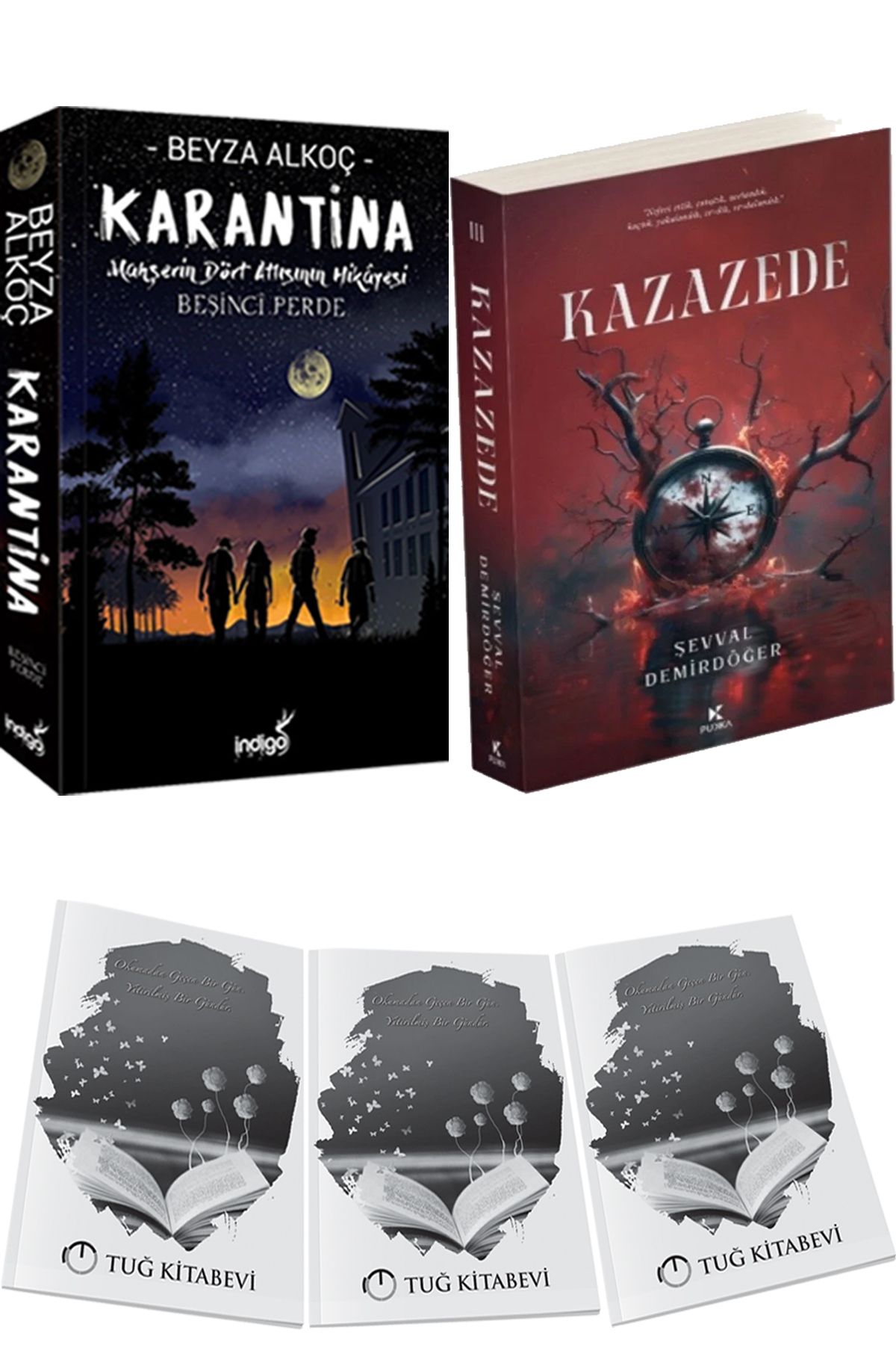 İndigo Kitap Karantina 5 Beyza Alkoç ve Kazazede 3 + Hediyeli
