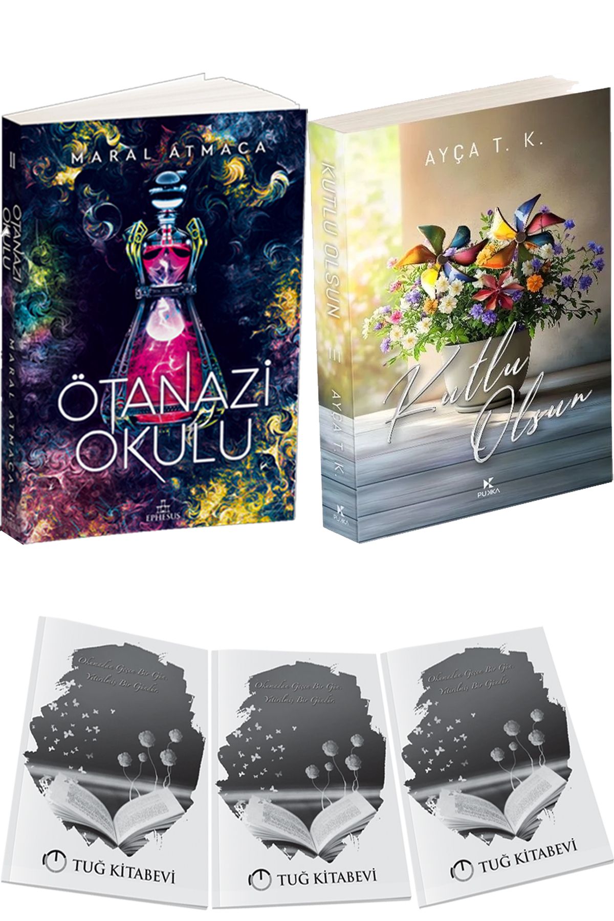 Ephesus Yayınları Ötanazi Okulu 2 Maral Atmaca ve Kutlu Olsun 3 + Hediyeli