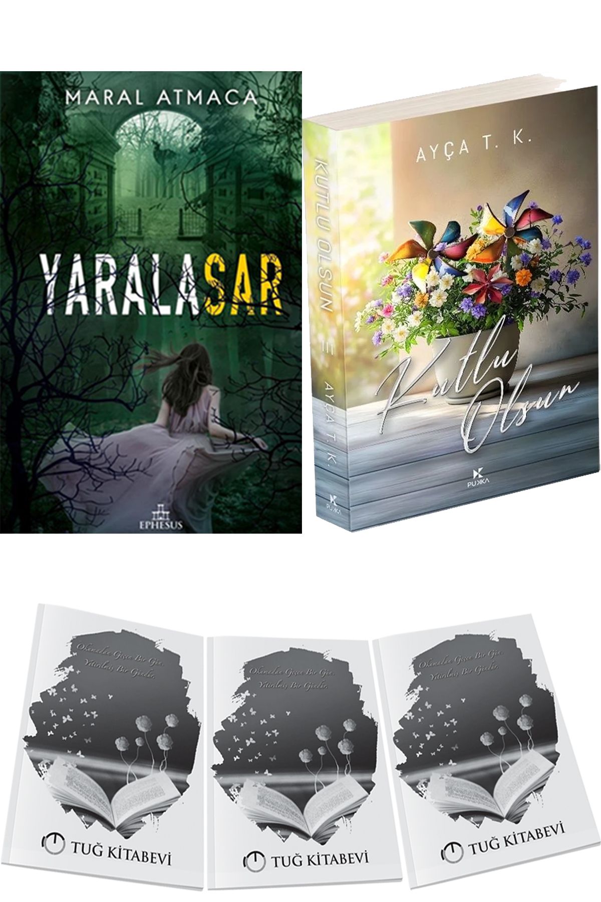 Ephesus Yayınları Yaralasar 2 Maral Atmaca ve Kutlu Olsun 3 + Hediyeli