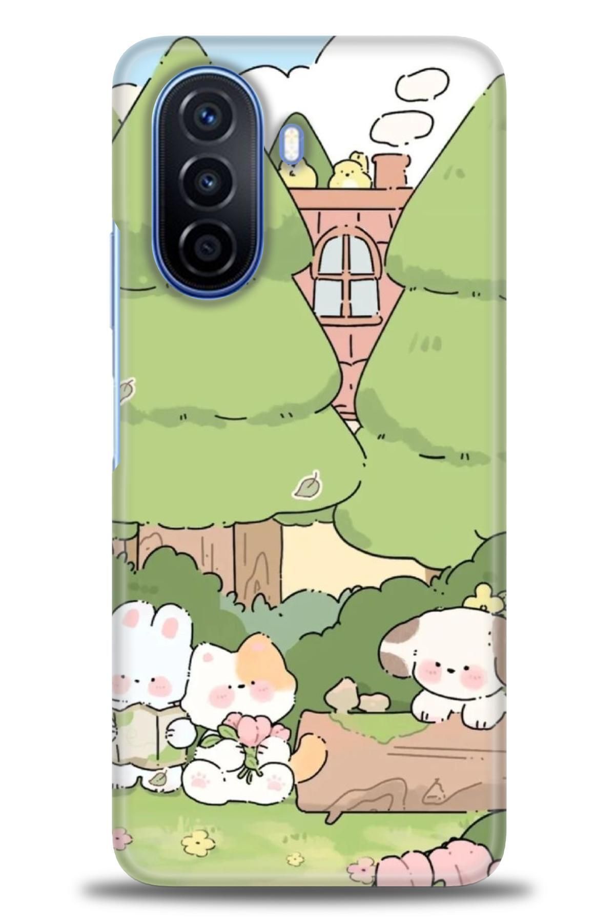 CooperTech Huawei Nova Y70 İle Uyumlu HD Baskılı Silikon Kılıf - ÖzelSeri Huawei - 890