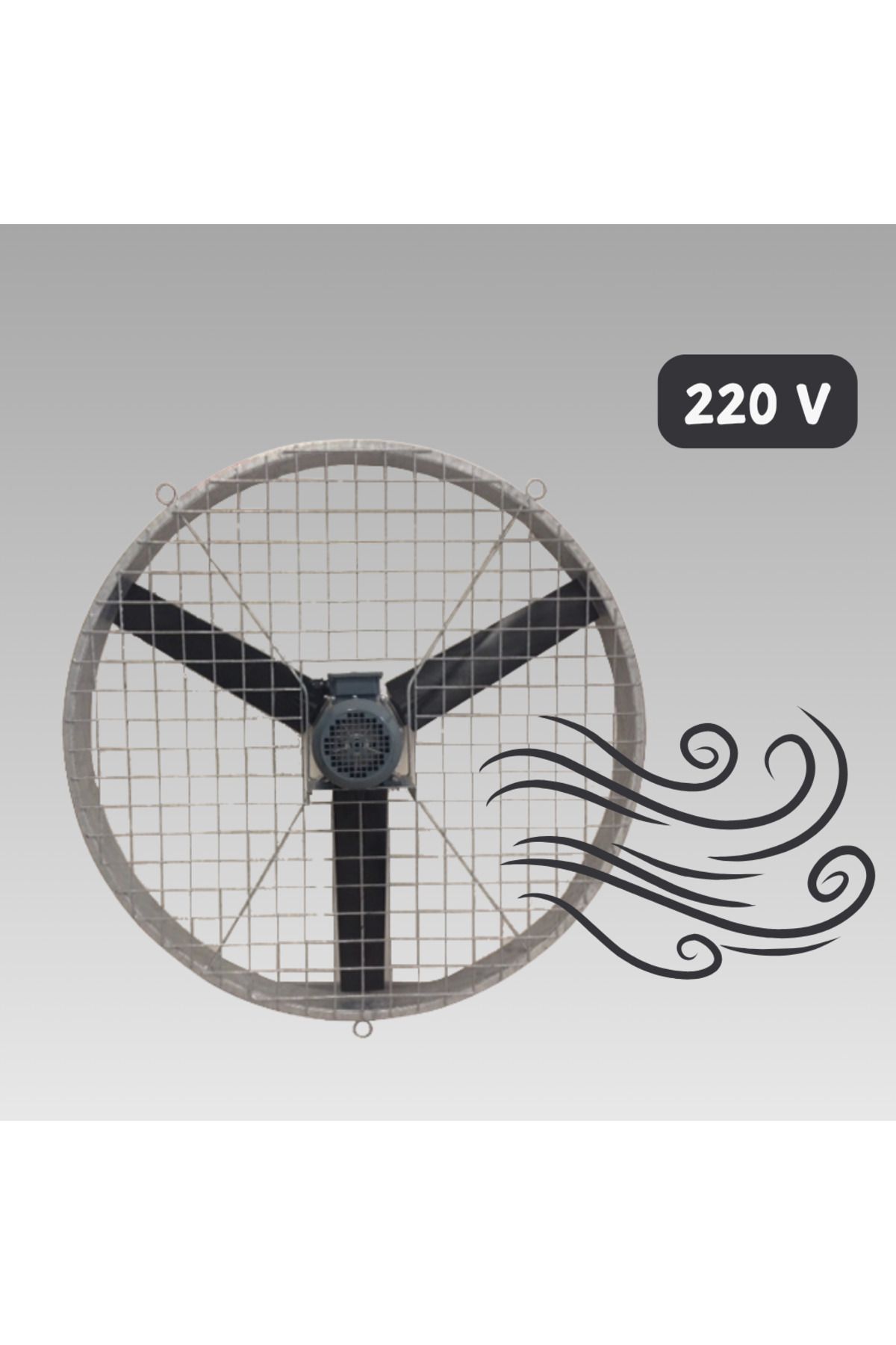Optimus Ahır İçi Havalandırma ve Serinletme Fanı 220 Volt