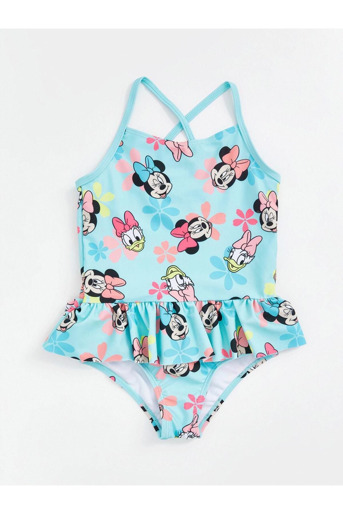 LC Waikiki LCW Baskılı Kız Çocuk Mayo