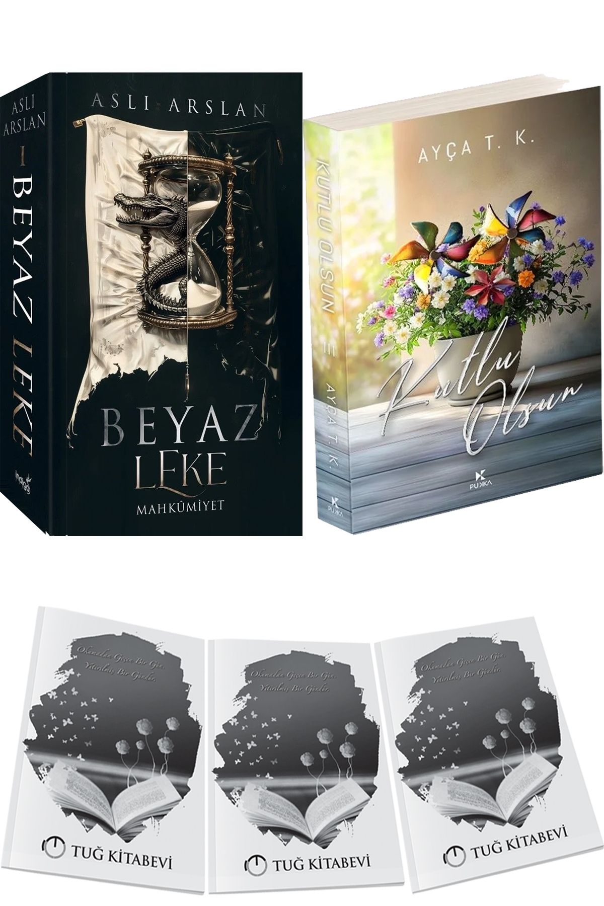 İndigo Kitap Beyaz Leke Mahkumiyet Aslı Arslan ve Kutlu Olsun 3 + Hediyeli