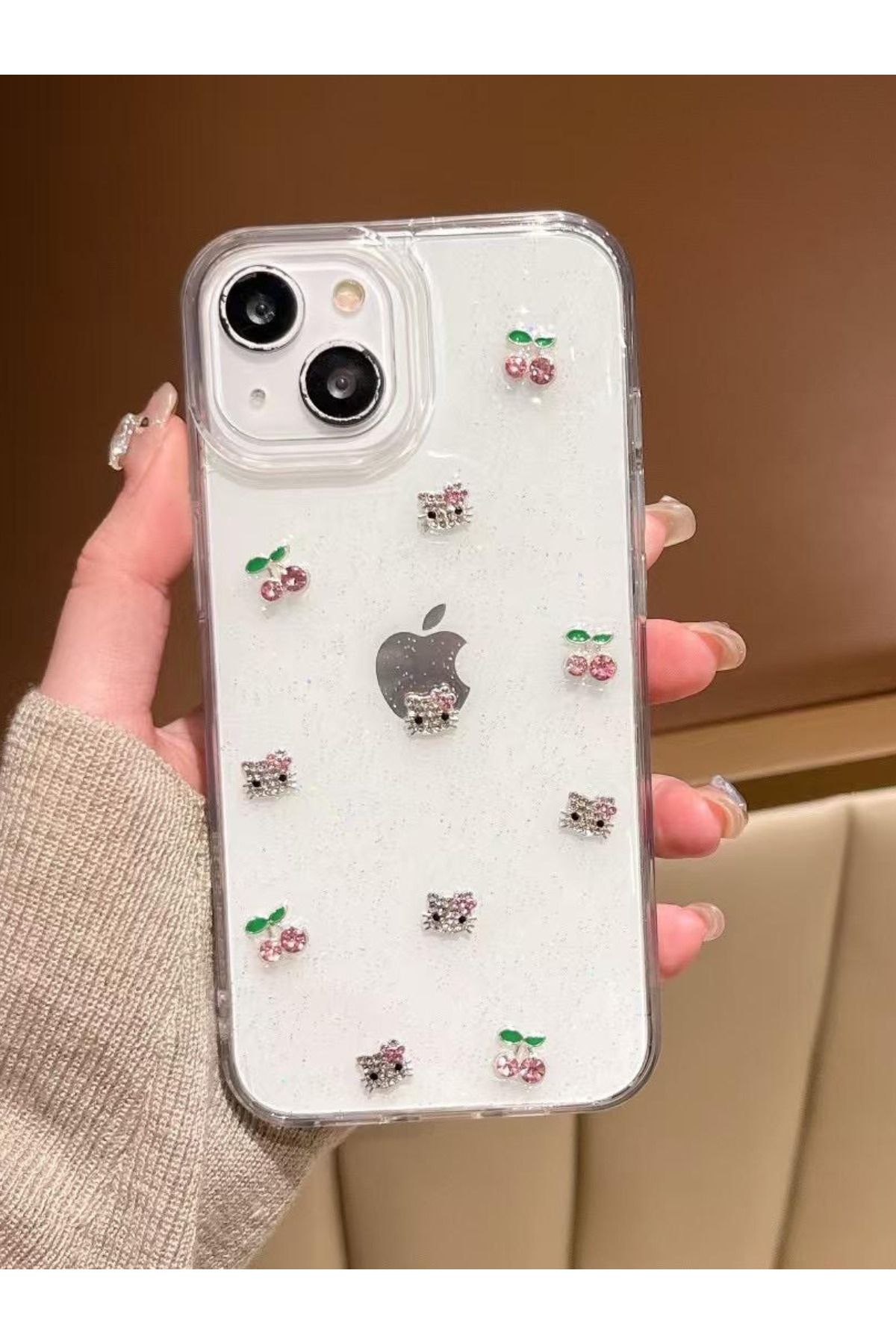 safariaksesuar Hello - Cherry Iphone Kılıfı 14 Pro