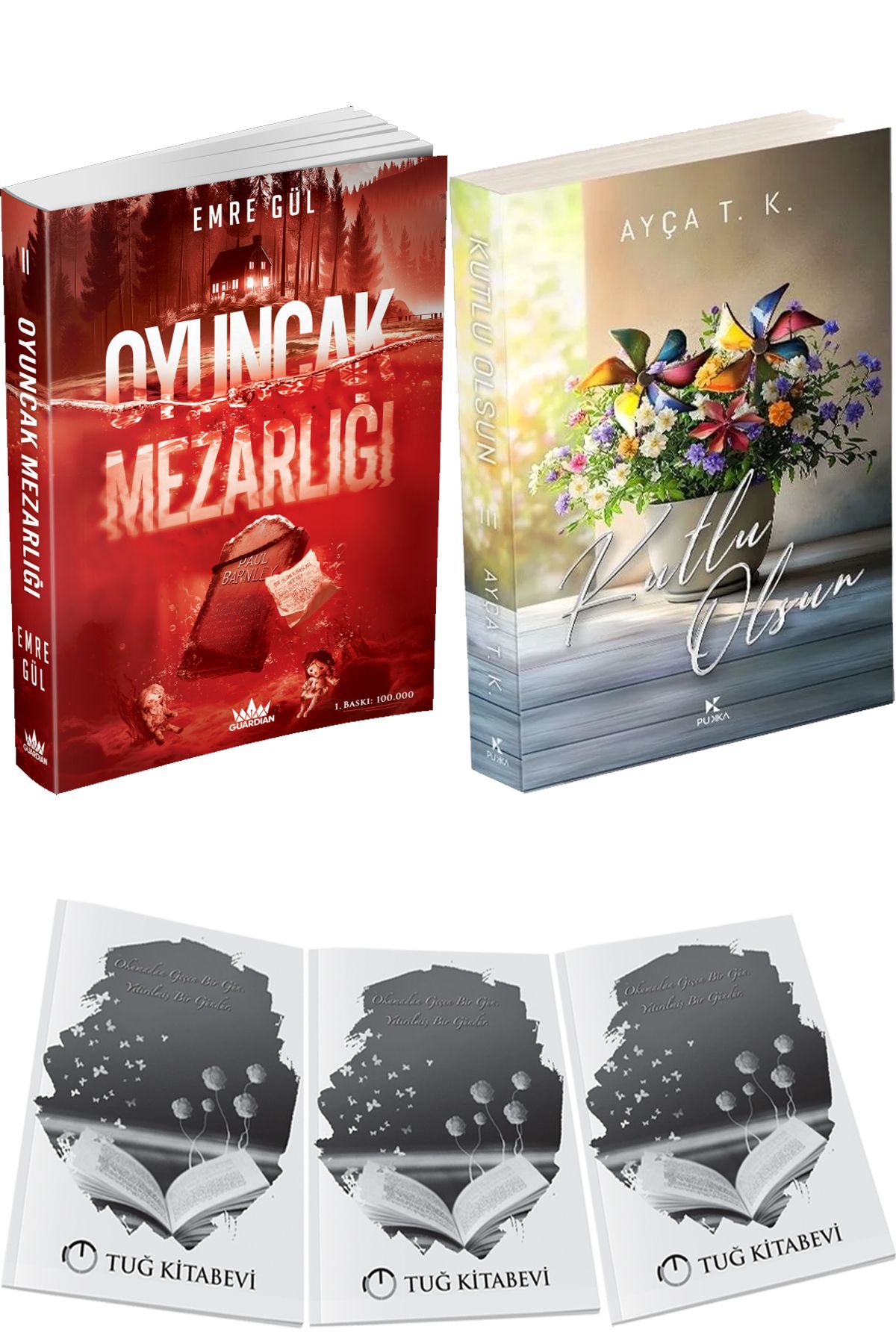 Ephesus Yayınları Oyuncak Mezarlığı Emre Gül ve Kutlu Olsun 3 + Hediyeli