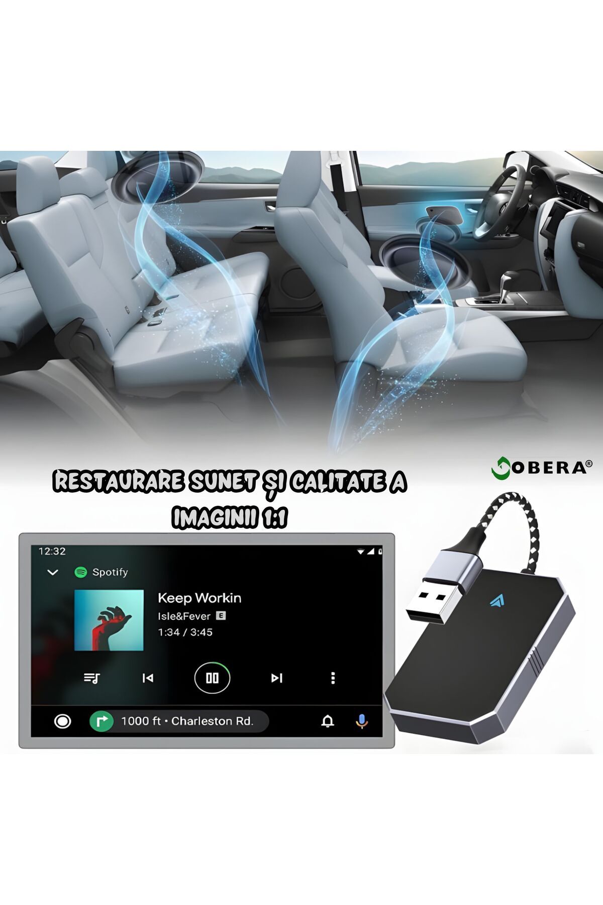 goBERA-Wireless Androidauto Module, Cars With Factory Android Auto Via Cable, Minimum Android 11 6