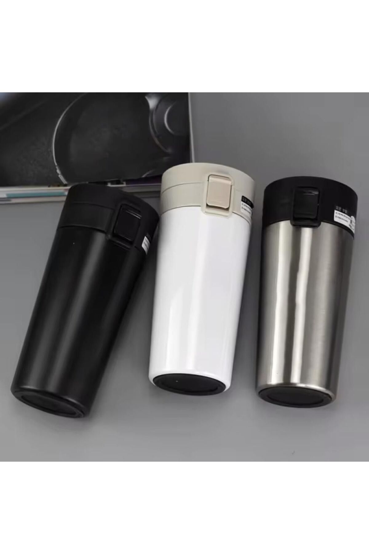 termojet Termos Bardak (otomatik Kilitli Kapak ) Gümüş