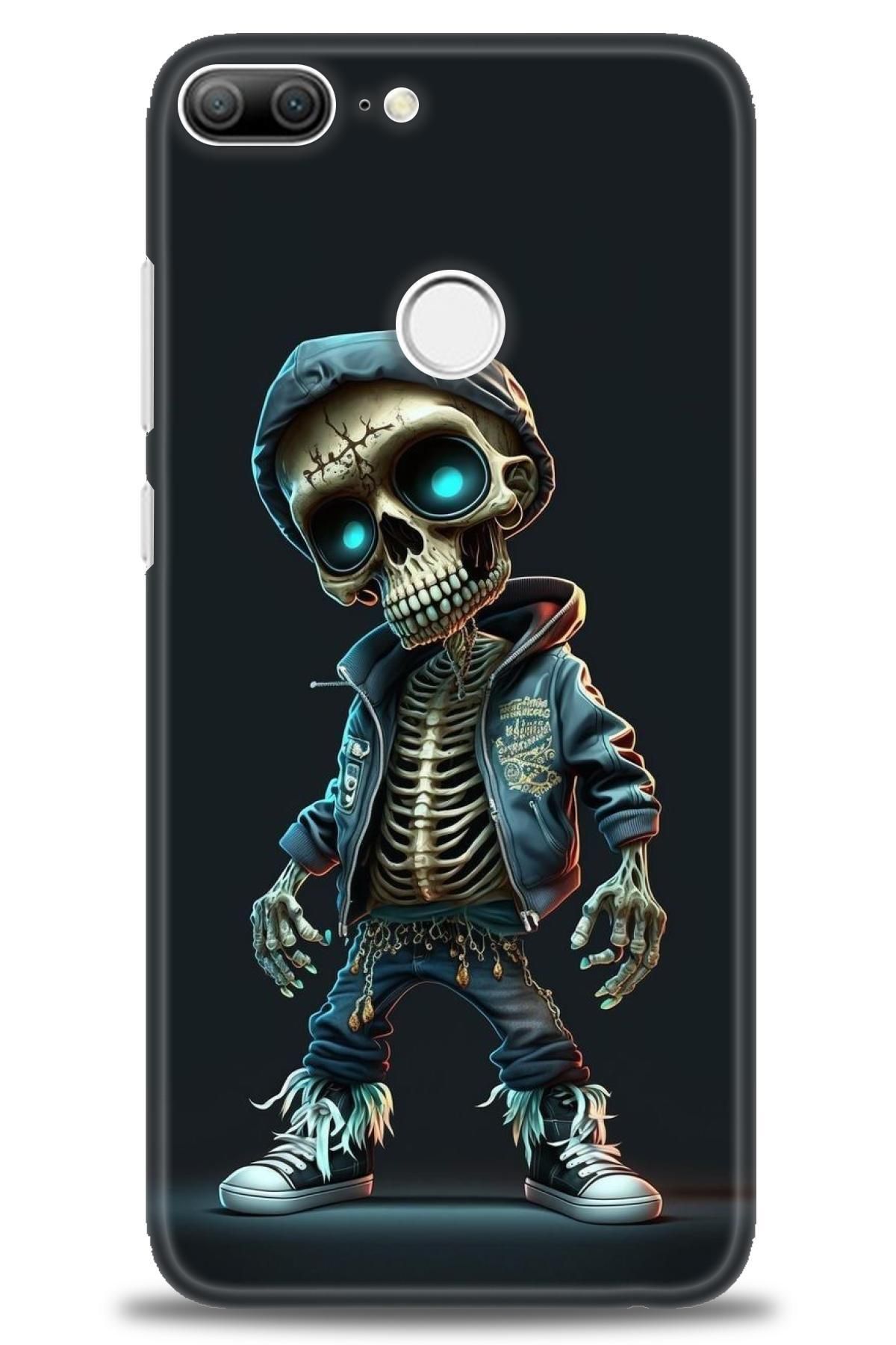 CooperTech Huawei Honor 9 Lite İle Uyumlu HD Baskılı Silikon Kılıf - ÖzelSeri Huawei - 433