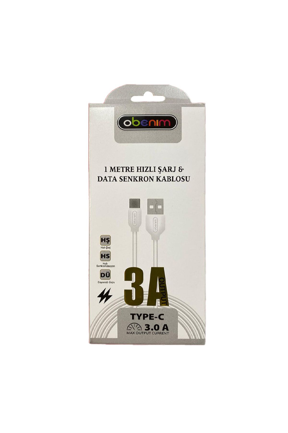 shop Obenim Type-C 1 Metre Hızlı Şarj & Data Kablosu