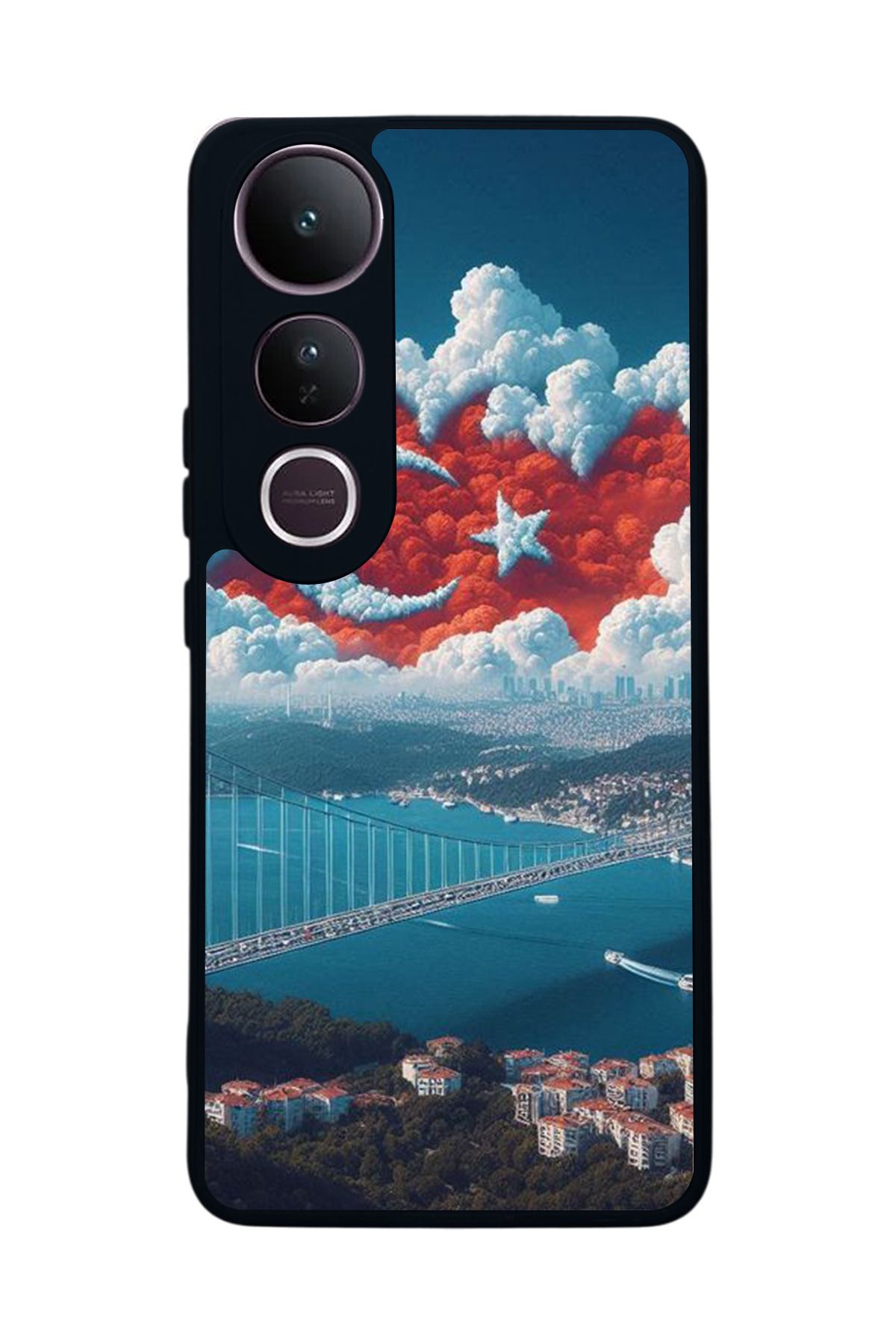 BGAKSESUAR Vivo V50 Lite Uyumlu Kılıf – Yumuşak Silikon, Koruyucu, Şok Emici Kapak