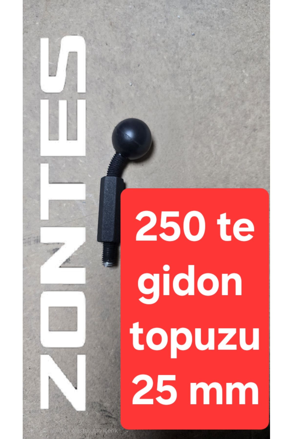 Yerlikit Zontes rks 250 Te Gidon topuzu telefon tutucular için 25mm