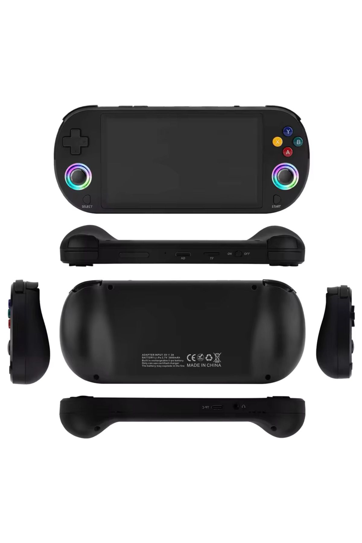 İMEXTECH M22 Pro Oyun Konsolu Uyumlu  5.0 ''IPS Ekran Dahili 20000+ Oyun RGB LED Joystick