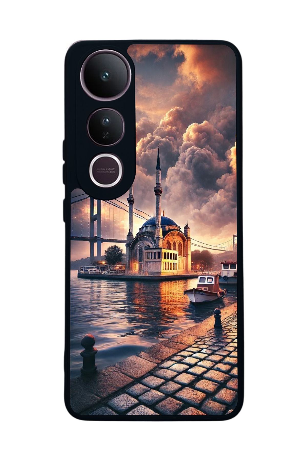 BGAKSESUAR Vivo V50 Lite Uyumlu Kılıf – Yumuşak Silikon, Koruyucu, Şok Emici Kapak