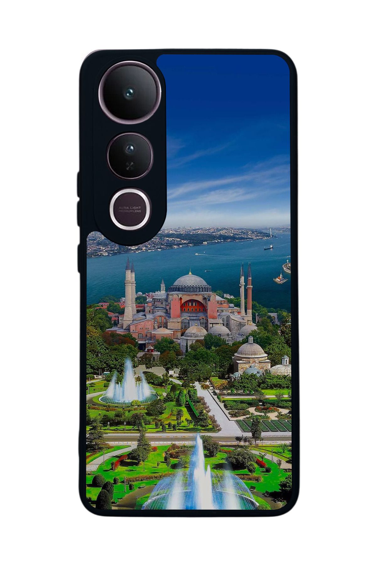 BGAKSESUAR Vivo V50 Lite Uyumlu Kılıf – Yumuşak Silikon, Koruyucu, Şok Emici Kapak
