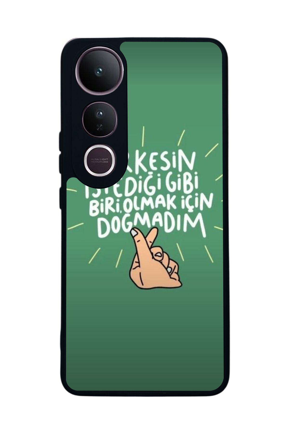 BGAKSESUAR Vivo V50 Lite Uyumlu Kılıf – Yumuşak Silikon, Koruyucu, Şok Emici Kapak