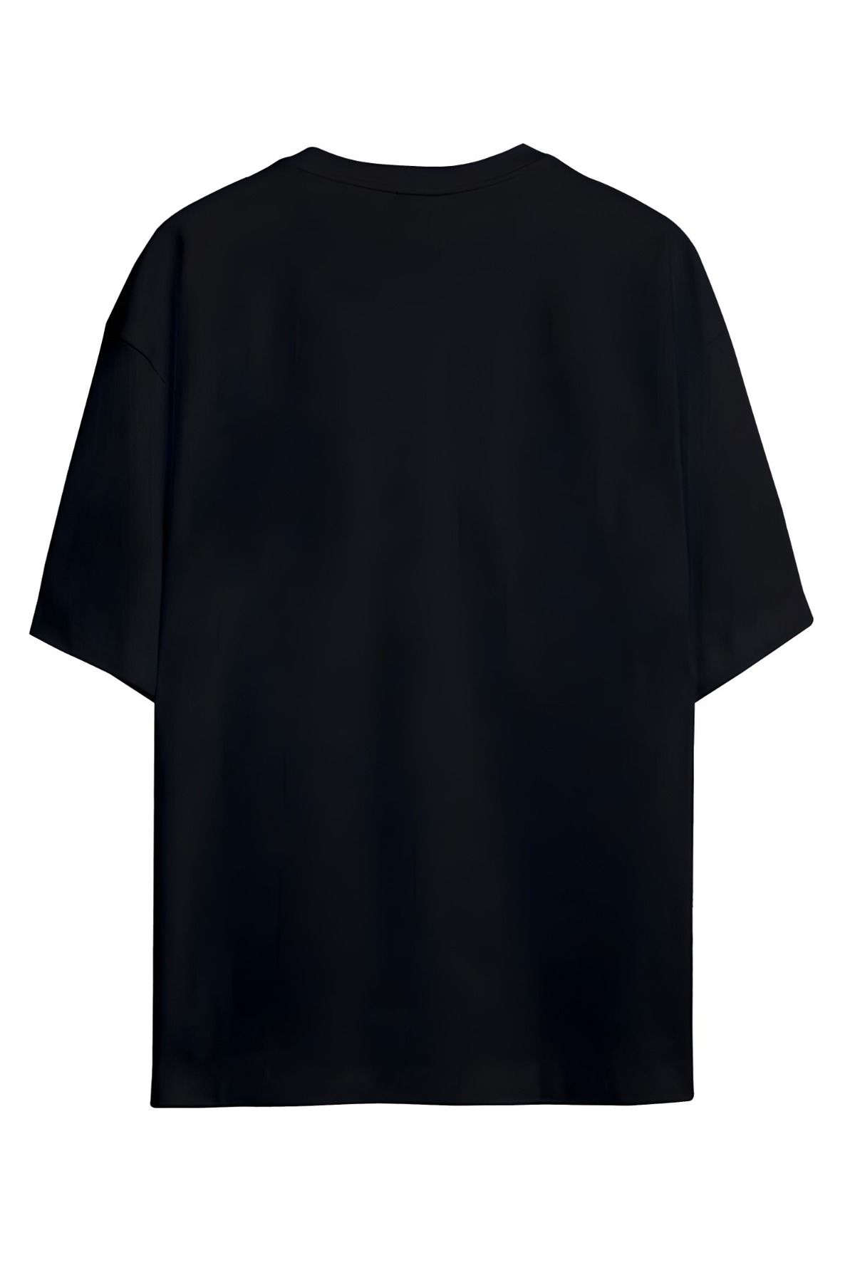 MAGORS GraffTee Unisex Oversize Geniş Kesim %100 Pamuk Basic Bisiklet Yaka T-shirt