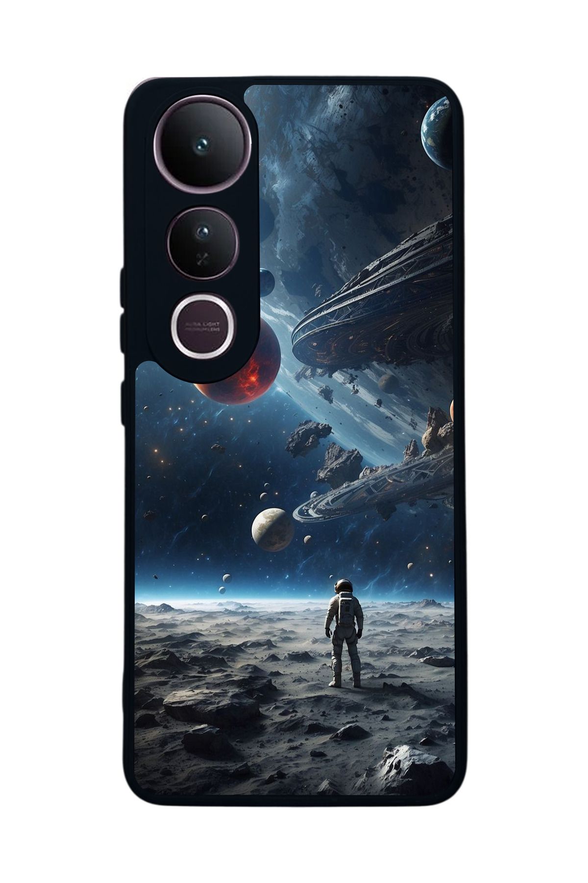 BGAKSESUAR Vivo V50 Lite Uyumlu Kılıf – Yumuşak Silikon, Koruyucu, Şok Emici Kapak