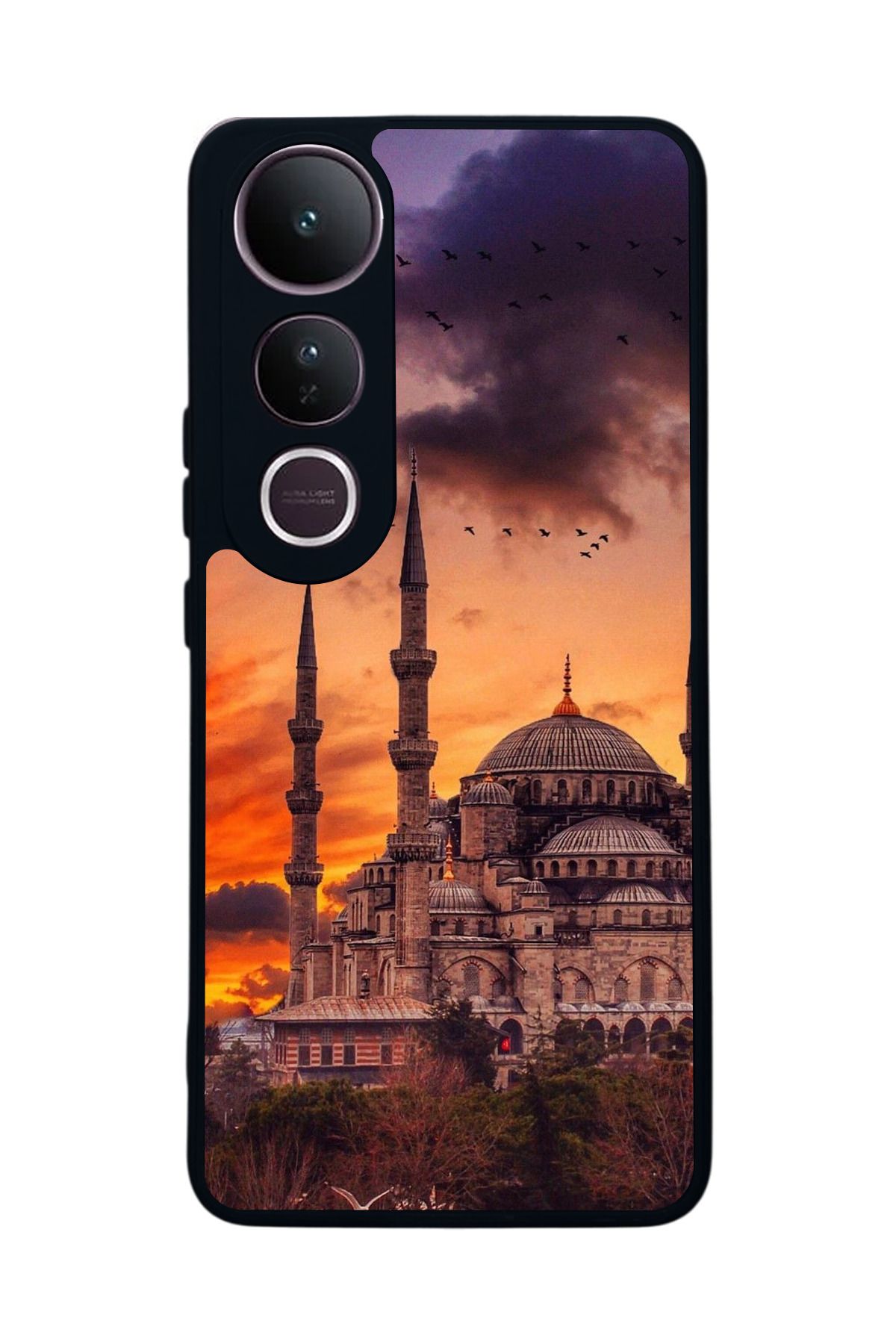 BGAKSESUAR Vivo V50 Lite Uyumlu Kılıf – Yumuşak Silikon, Koruyucu, Şok Emici Kapak