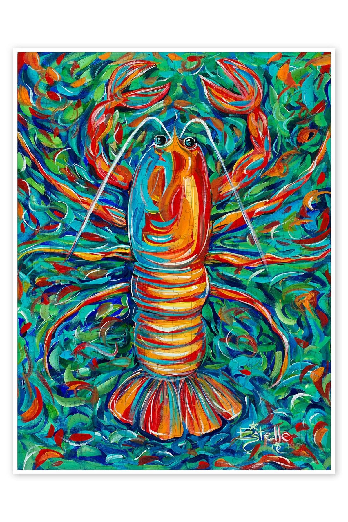 Jeronkarji Royal Lobster 500 Parça Puzzle Yapboz Mutfak Temalı Yetişkinler için