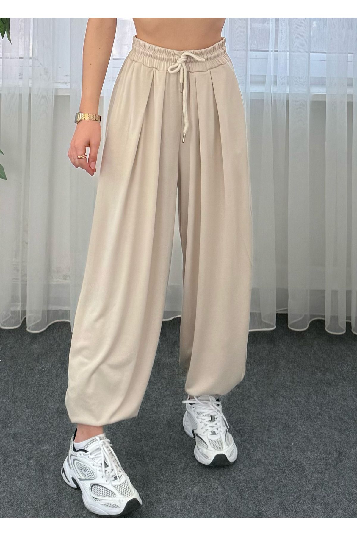 LUVESSE Tula Modal Taş Şalvar Pantolon