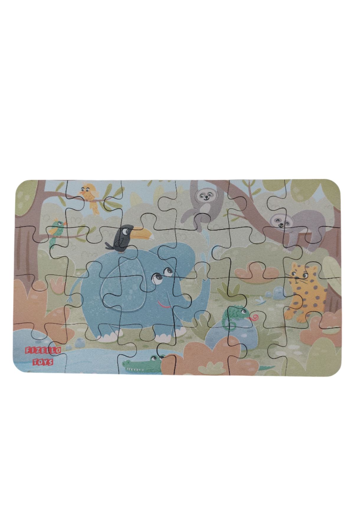 Fizello Forest Animals - Orman Hayvanları / Small Puzzle 3-7 Yaş 24 Parça
