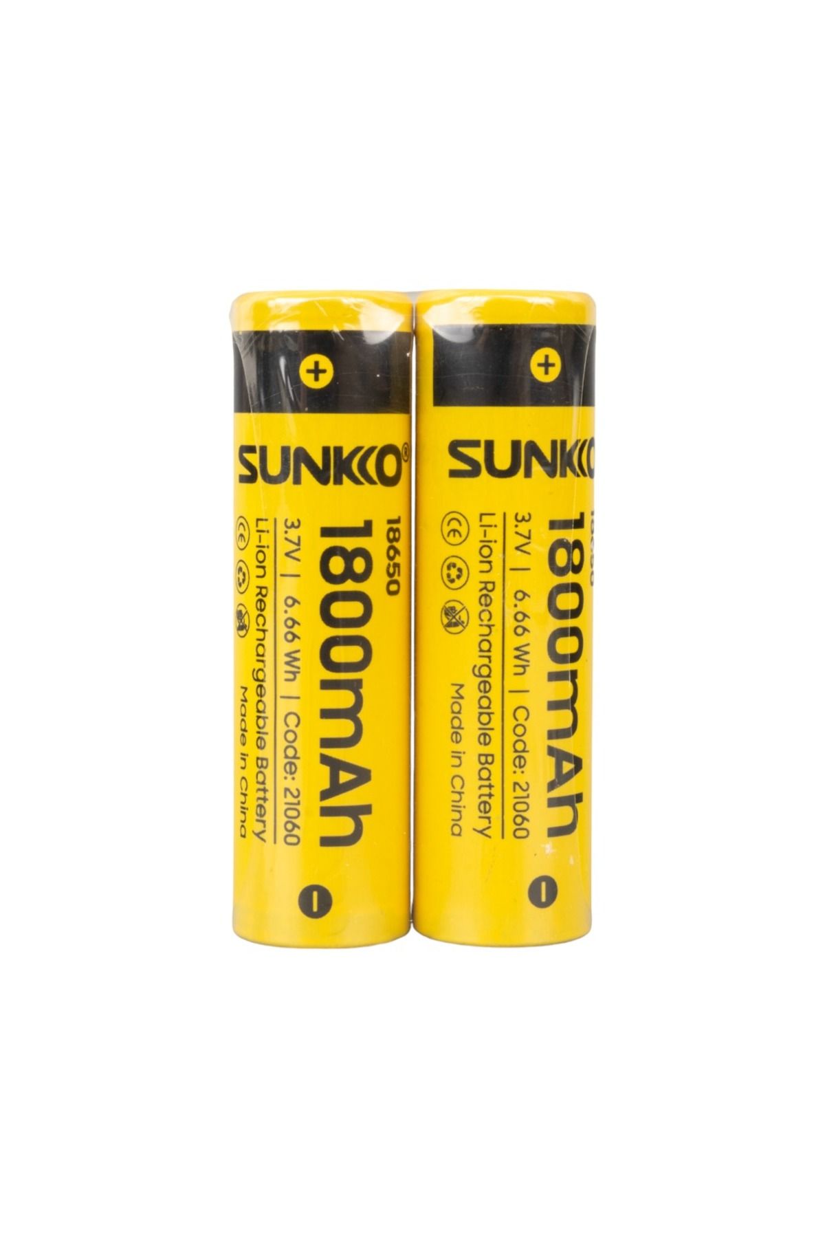 Lucest Yeni Dr Sunkko 3.7 Volt 1800 Mah 18650 Şarj Edilebilir Pil (Tekli) (4172) Kampanyalı