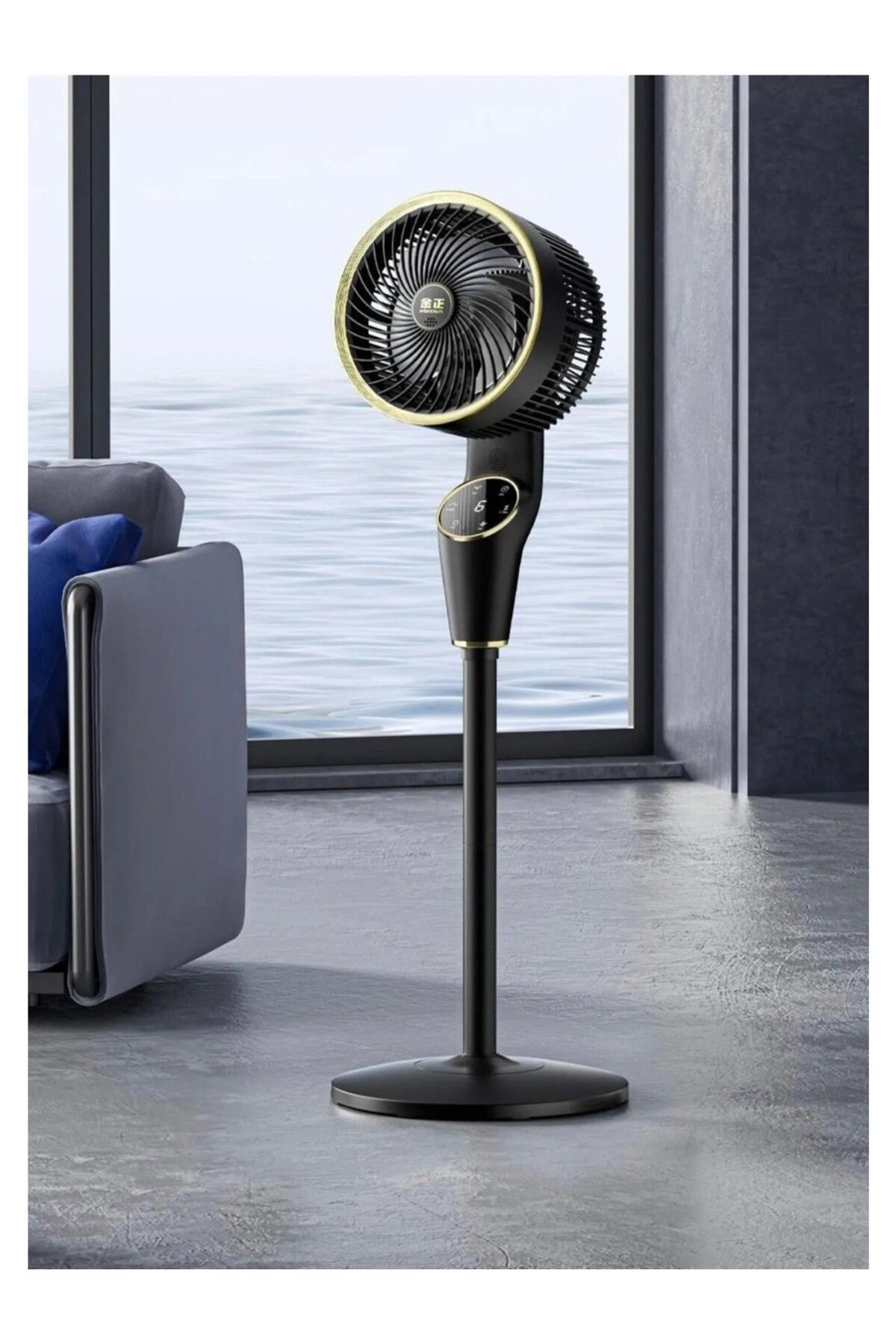 Bosile Yeni Model Fan Ayarlanabilir Hareketli Kumandalı Sessiz Vantilatör Güçlü Hava Soğutucu Klima Beyaz