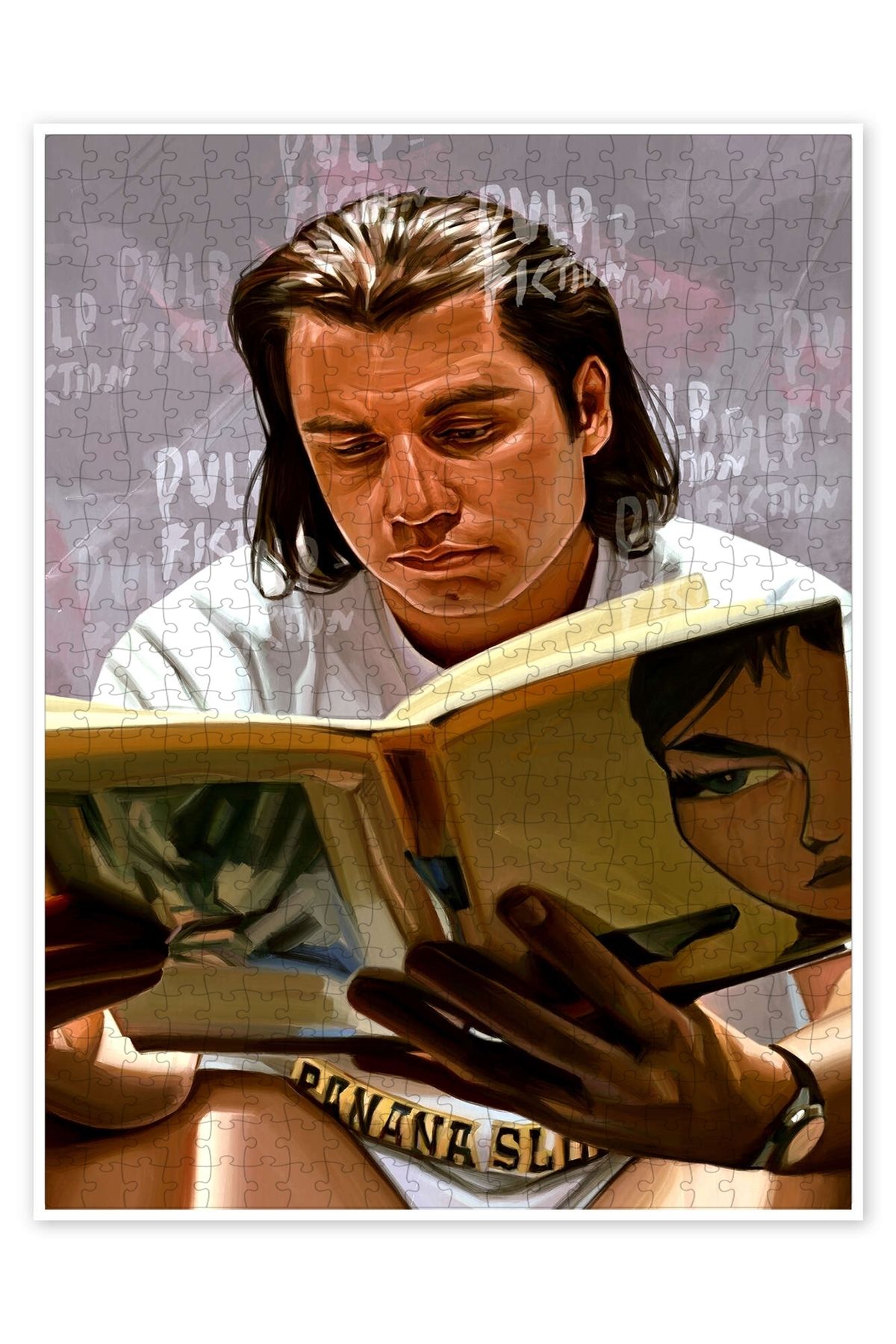 Jeronkarji Pulp Fiction Banyo 500 Parça Puzzle Yapboz Klasik Film Temalı