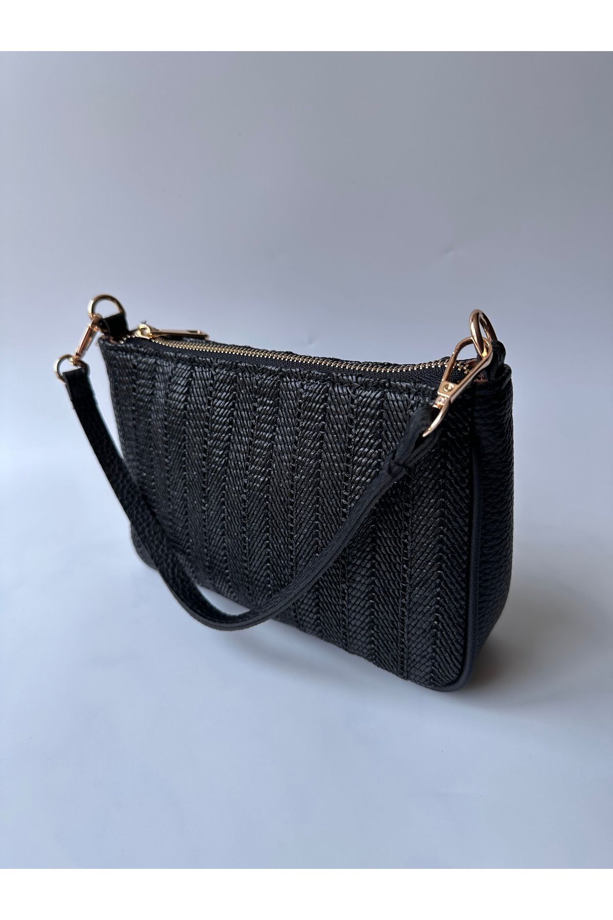 Mim Bag And More Küçük Boy Hasır El ve Omuz Çantası