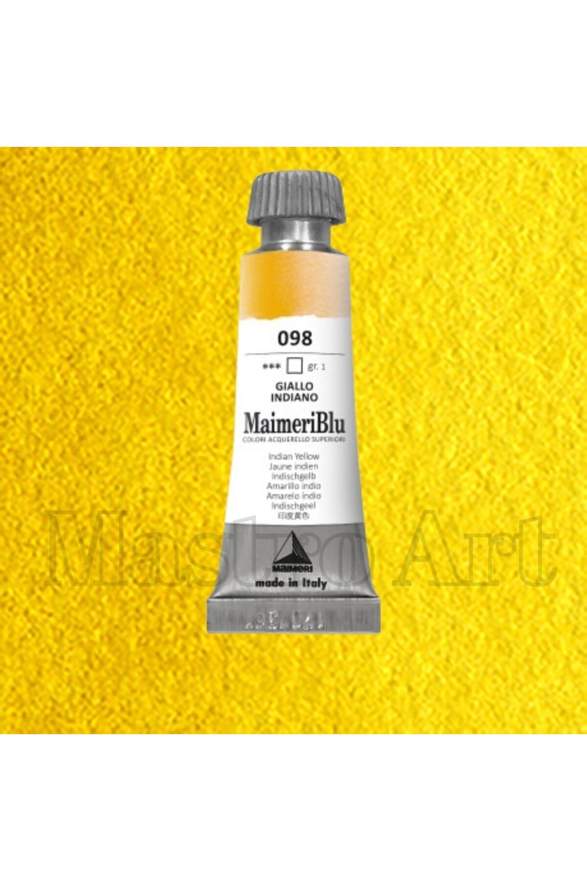 Maimeri Blu Pro Tüp Sulu Boya 12 ml S1 098 Indian Yellow