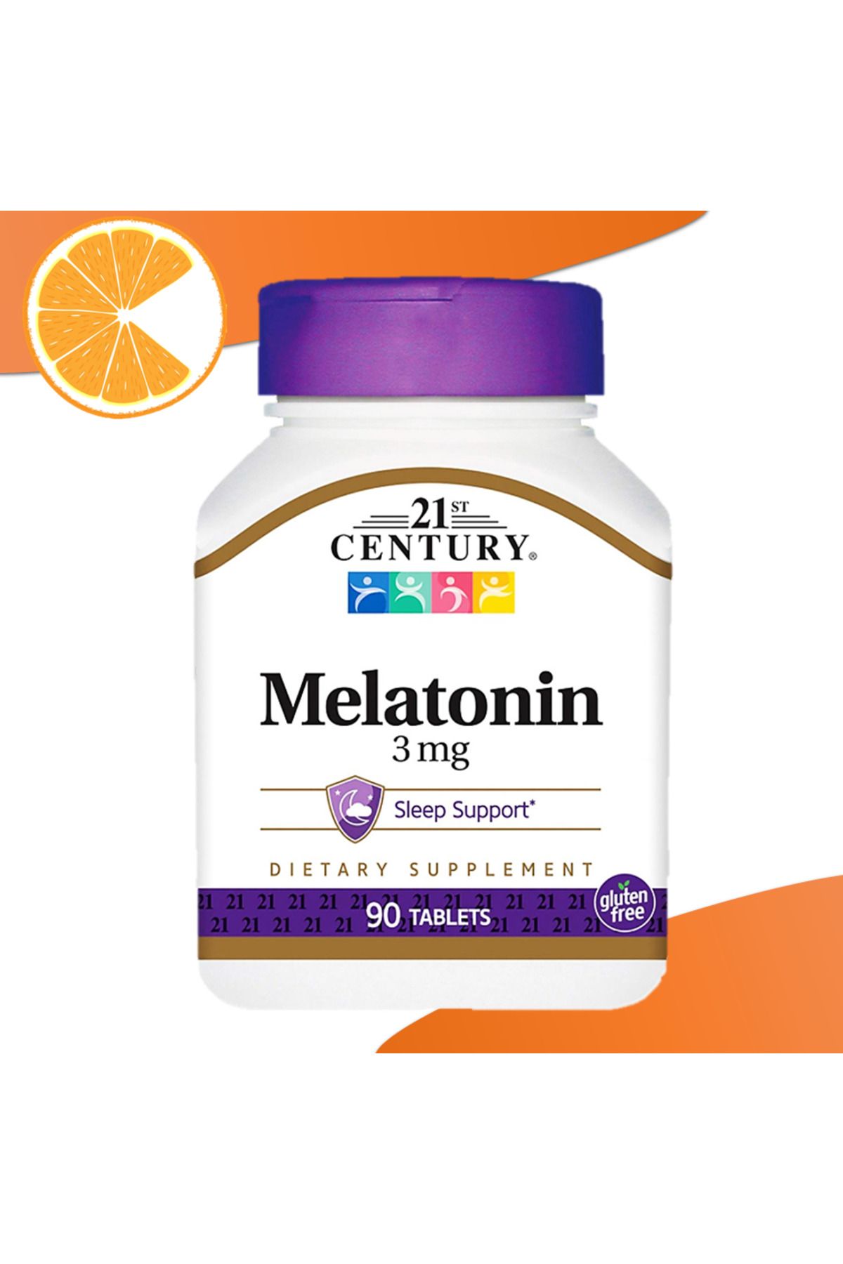 21st Century Melatoninn Sleep support 3 mg 90 Tablet