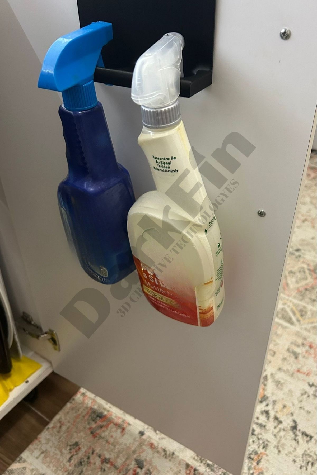 DarkFin Mutfak/Banyo Dolabı Havlu Ve Sprey Askılığı