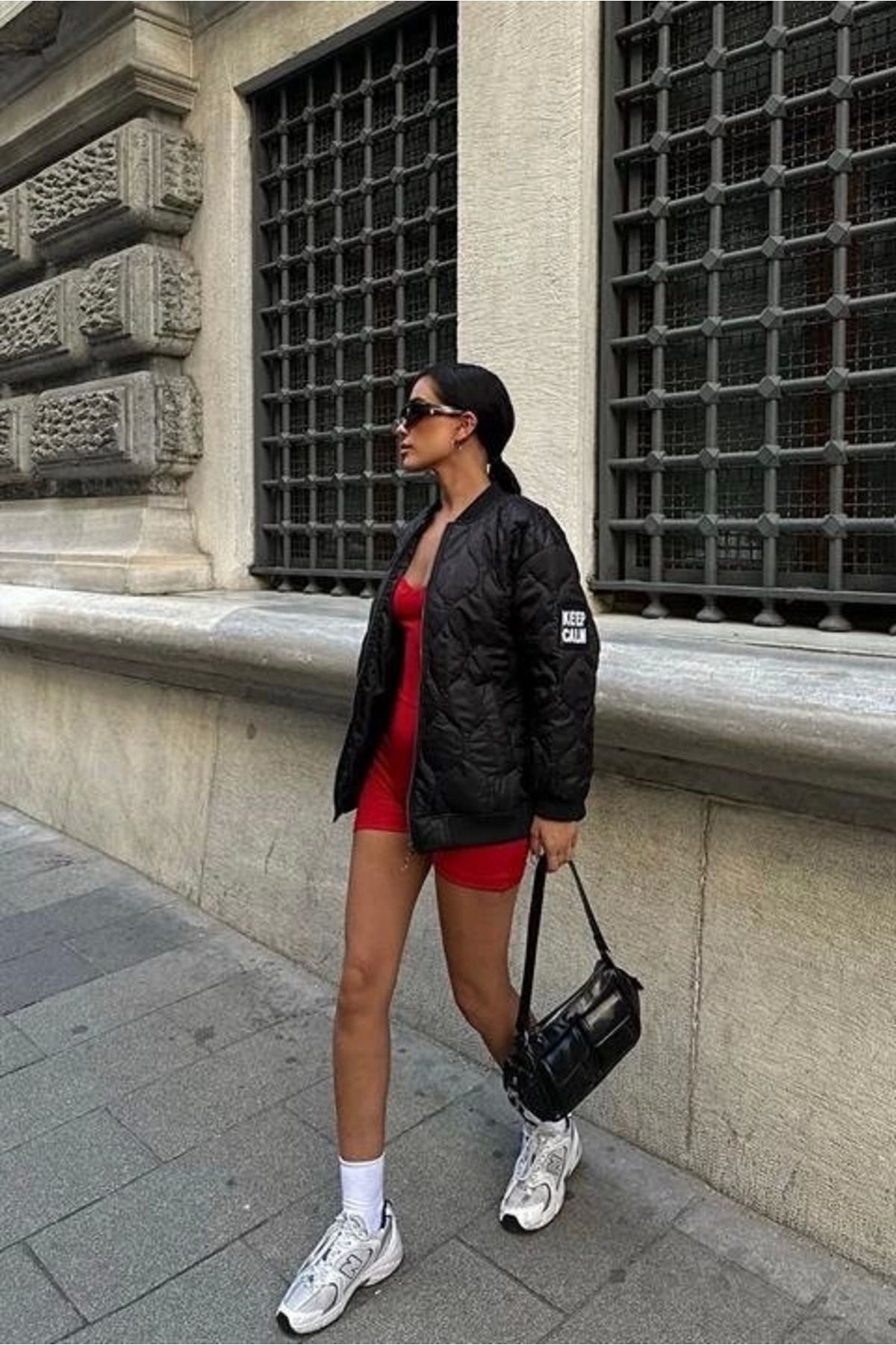 Omarı Alisa Oversize Kapitone Bomber Ceket 7058 -08