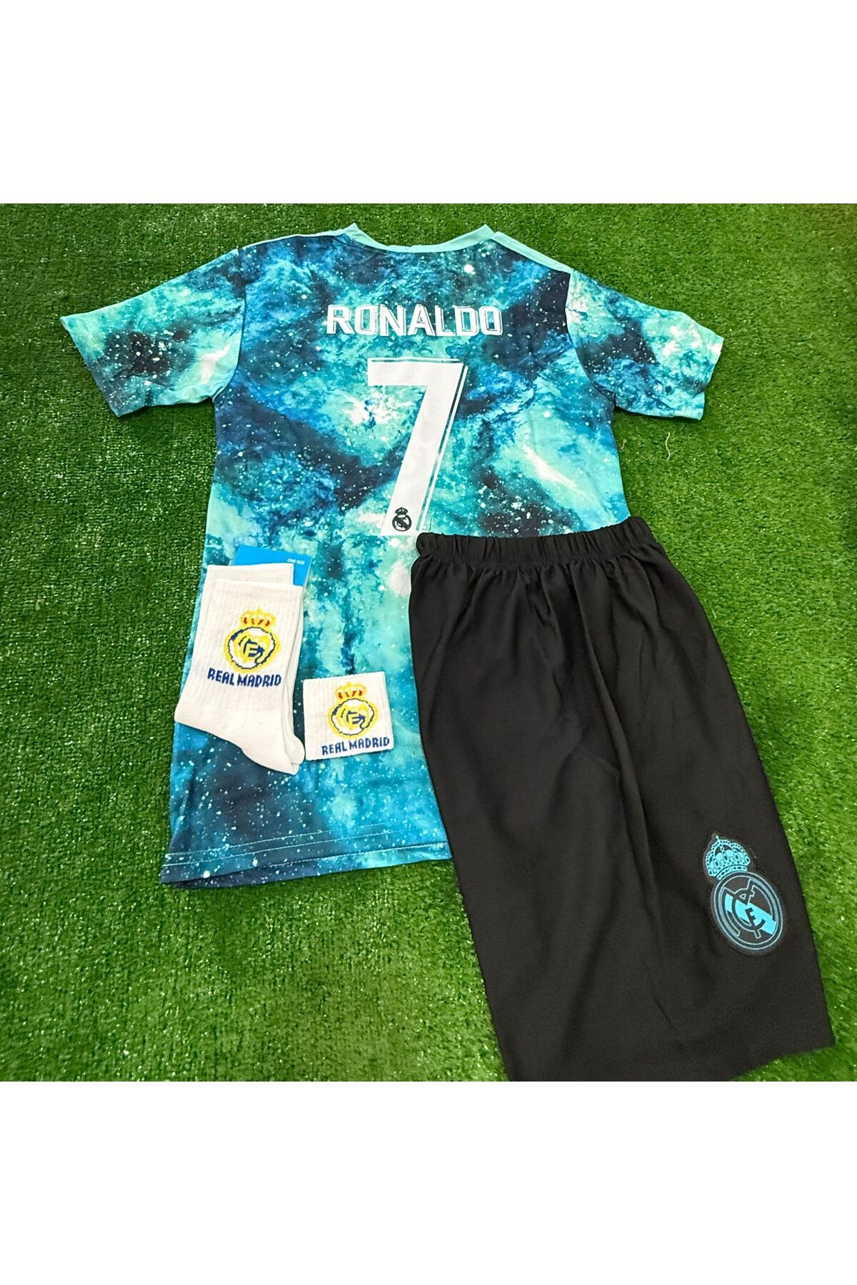 Atlas Global REAL RONALDO ÖZEL TASARIM GALAKSİ SEZONU ÇOCUK FORMASI