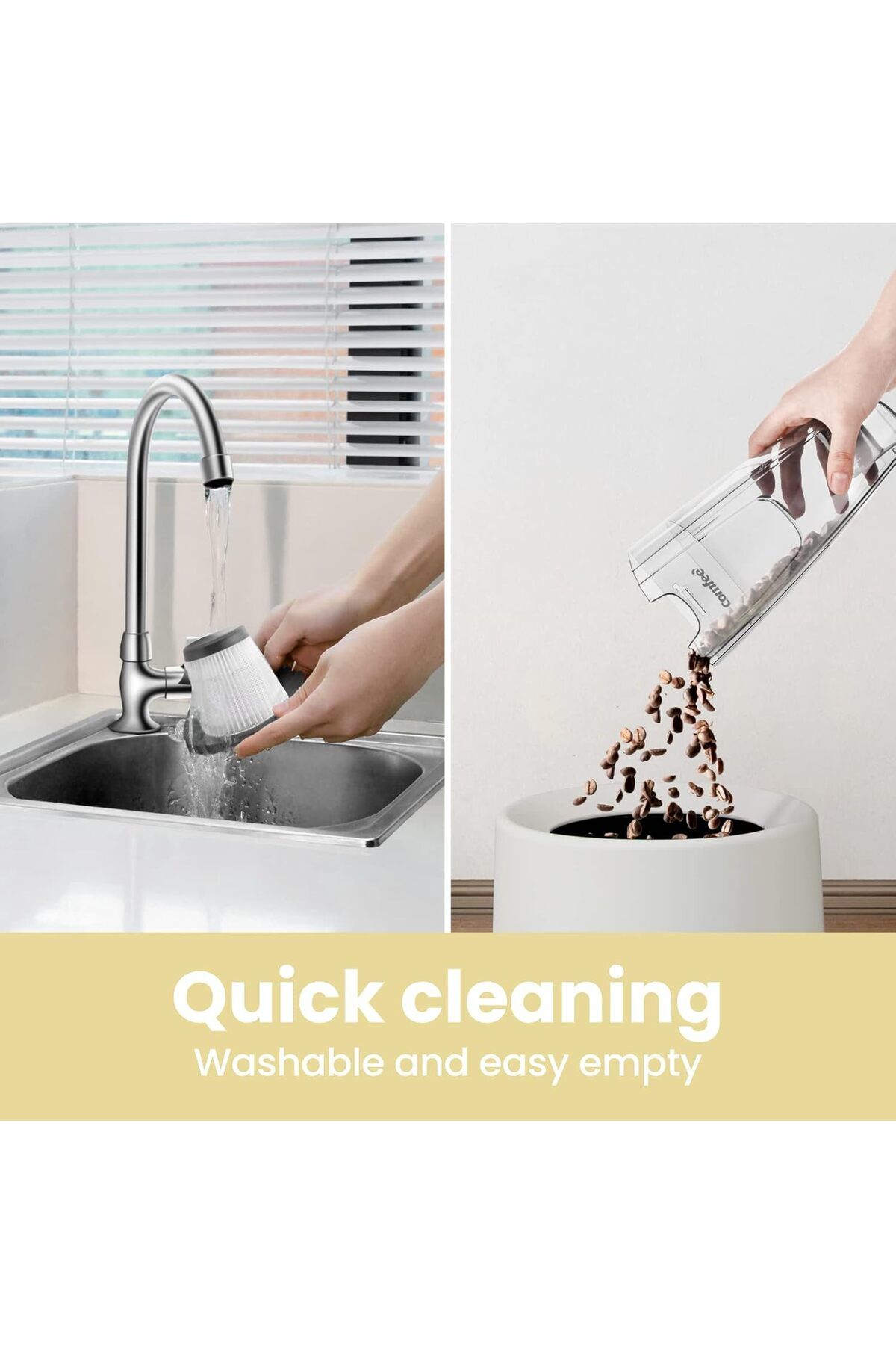 Midea-COMFEE Vacuum Cleaner 2 in 1 Handheld Stick Cleaner 9