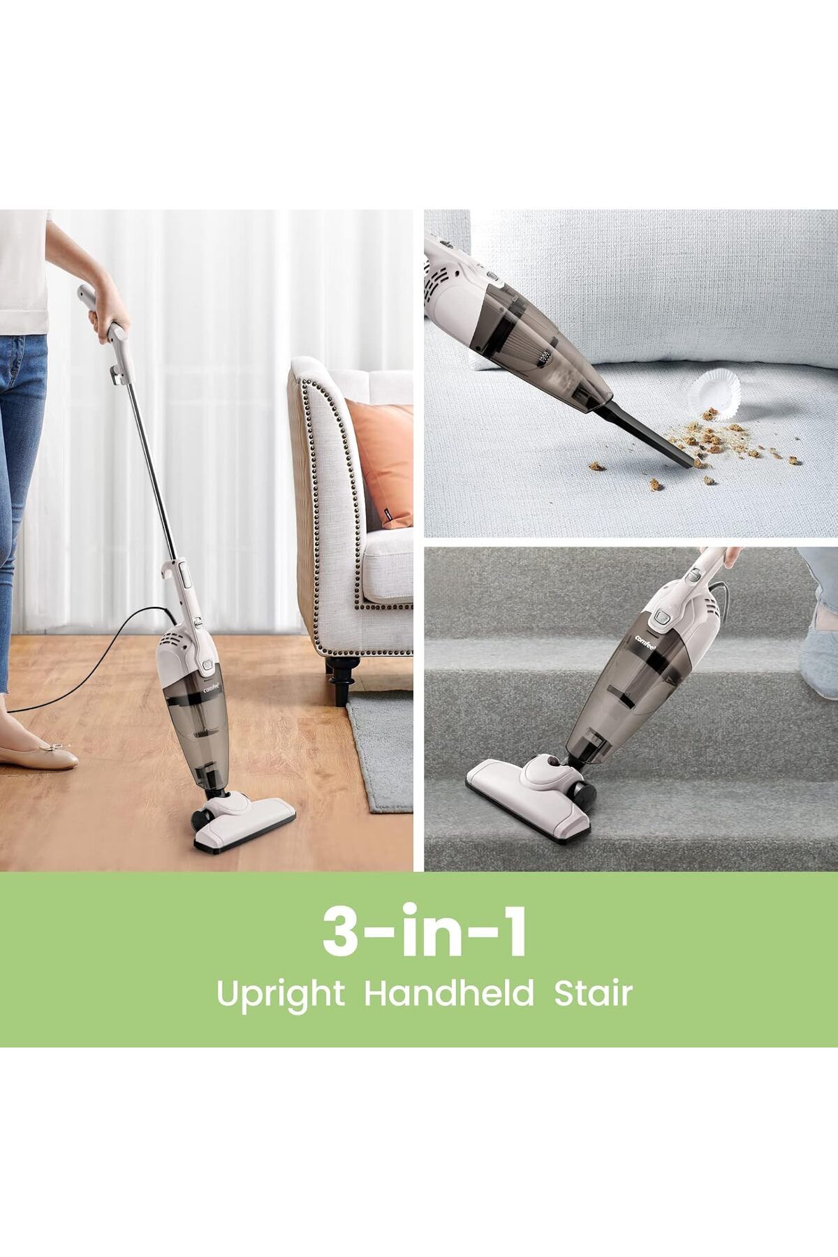 Midea-COMFEE Vacuum Cleaner 2 in 1 Handheld Stick Cleaner 3