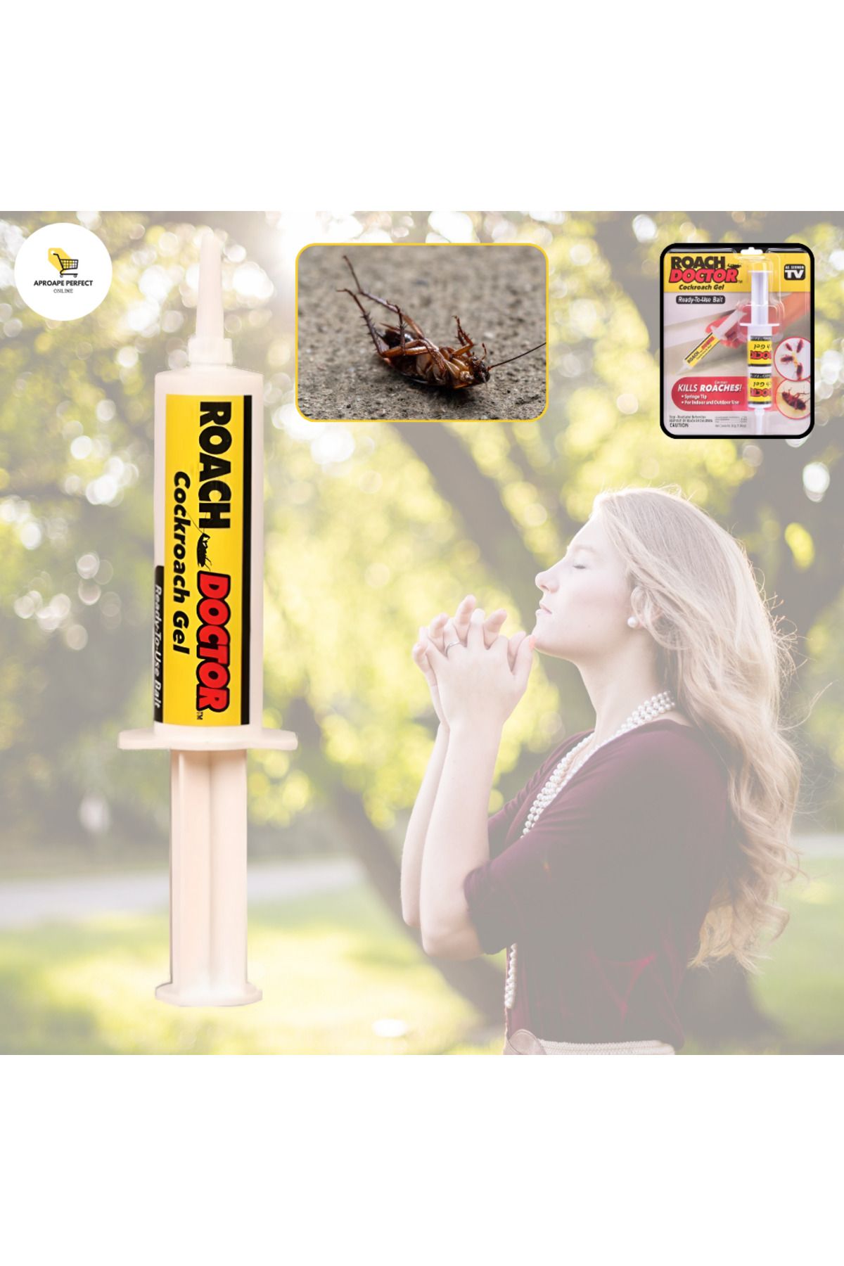 FİAPFO-Set of 10 Roach Doctor APF®- Insect Repellent and Cockroach Killer with Syringe 8