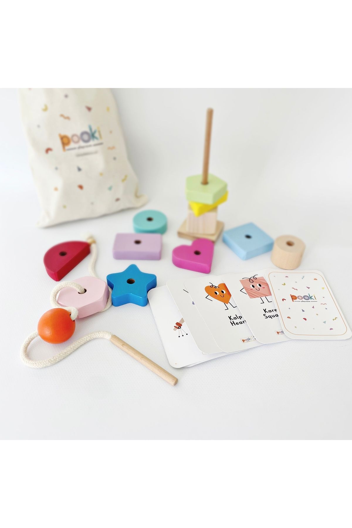 Pooki playroom Montessori giz torbası oyunu
