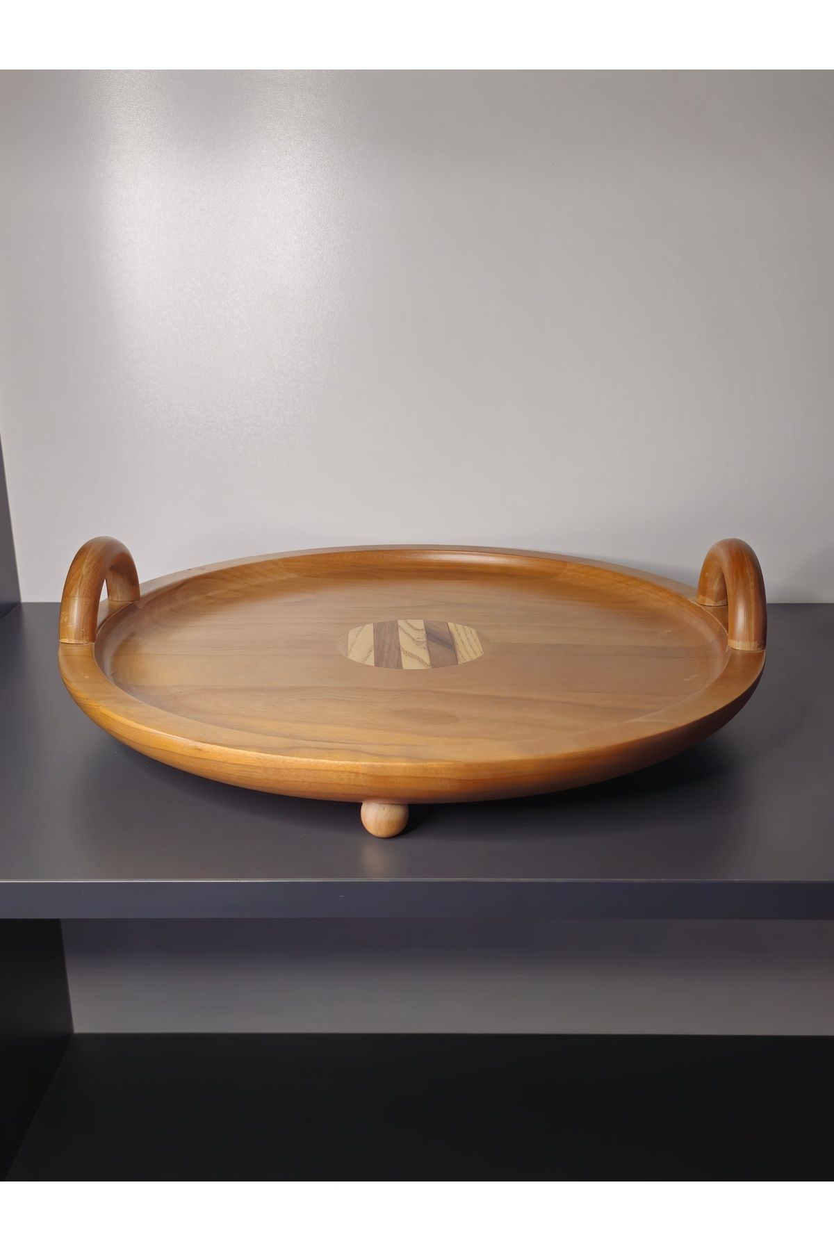 woodenvibe Ahşap Çay Tepsisi