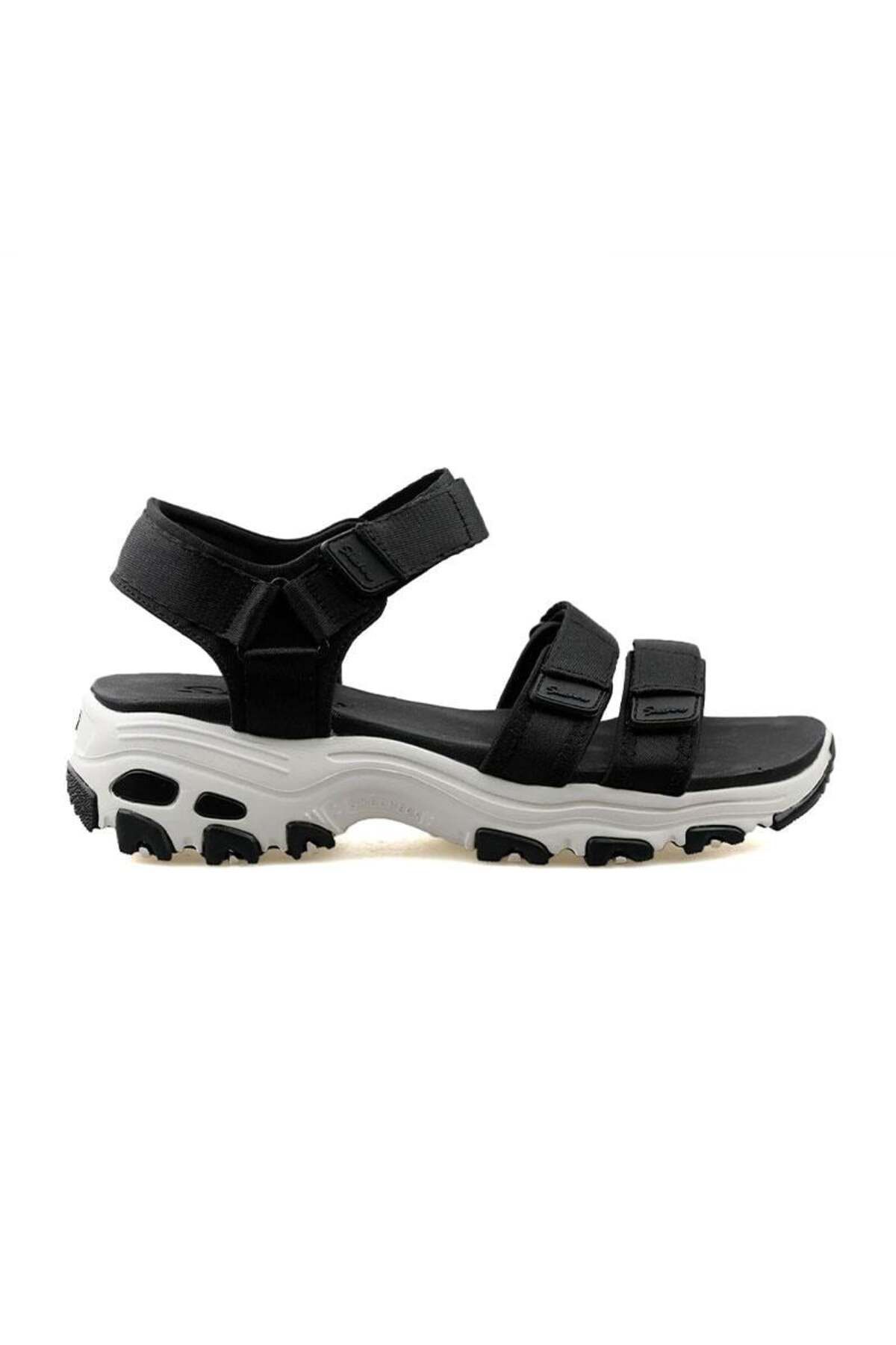 SKECHERS D'Lites-Fresh Catch Kadın Sandalet 31514-BLK