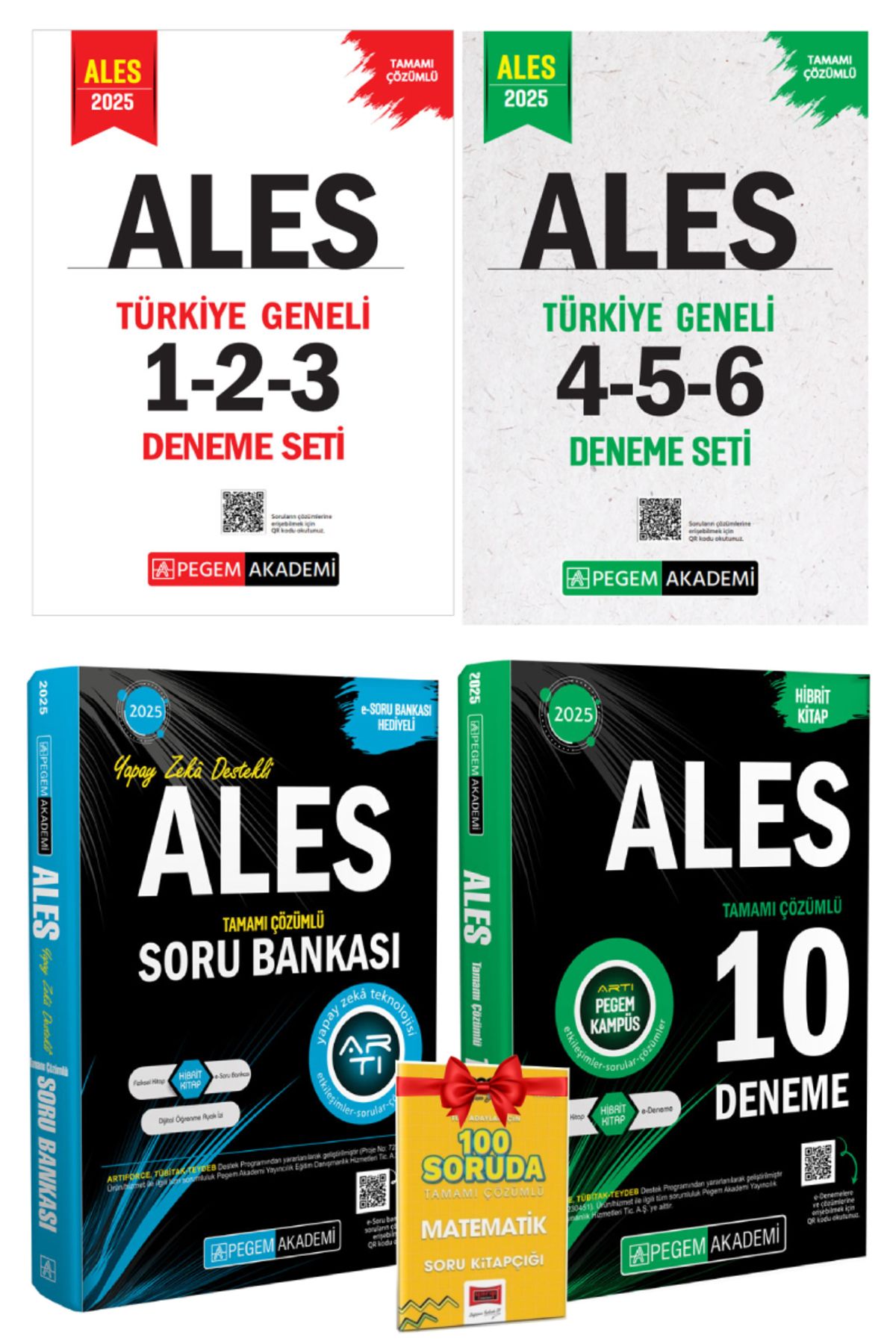 Pegem Akademi Yayıncılık 2025 Pegem Ales Türkiye Geneli Deneme Sınavları+Ales Soru Bankası+Ales Deneme Sınavları