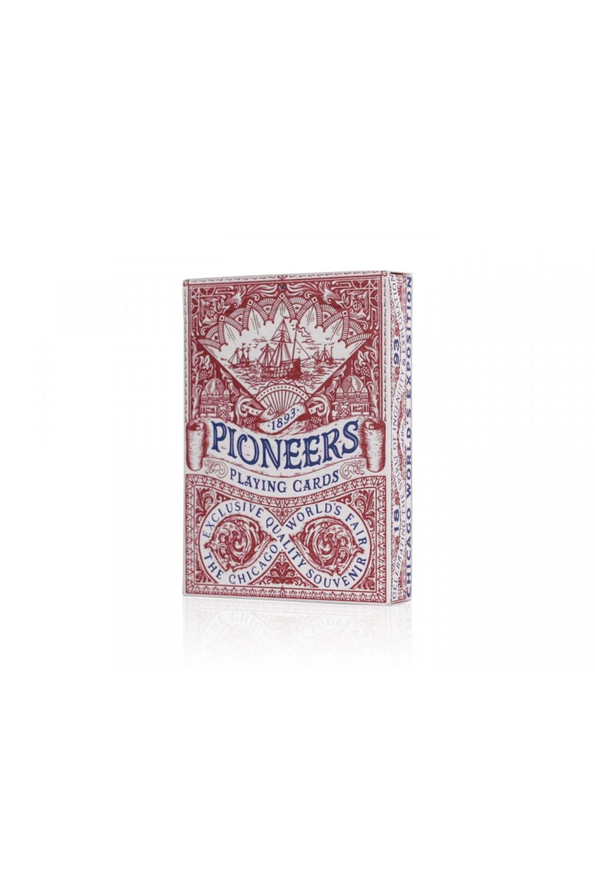 Bıyıklı Tobacco The Ellusionist Pioneers Oyun İskambil Kartı - Kırmızı