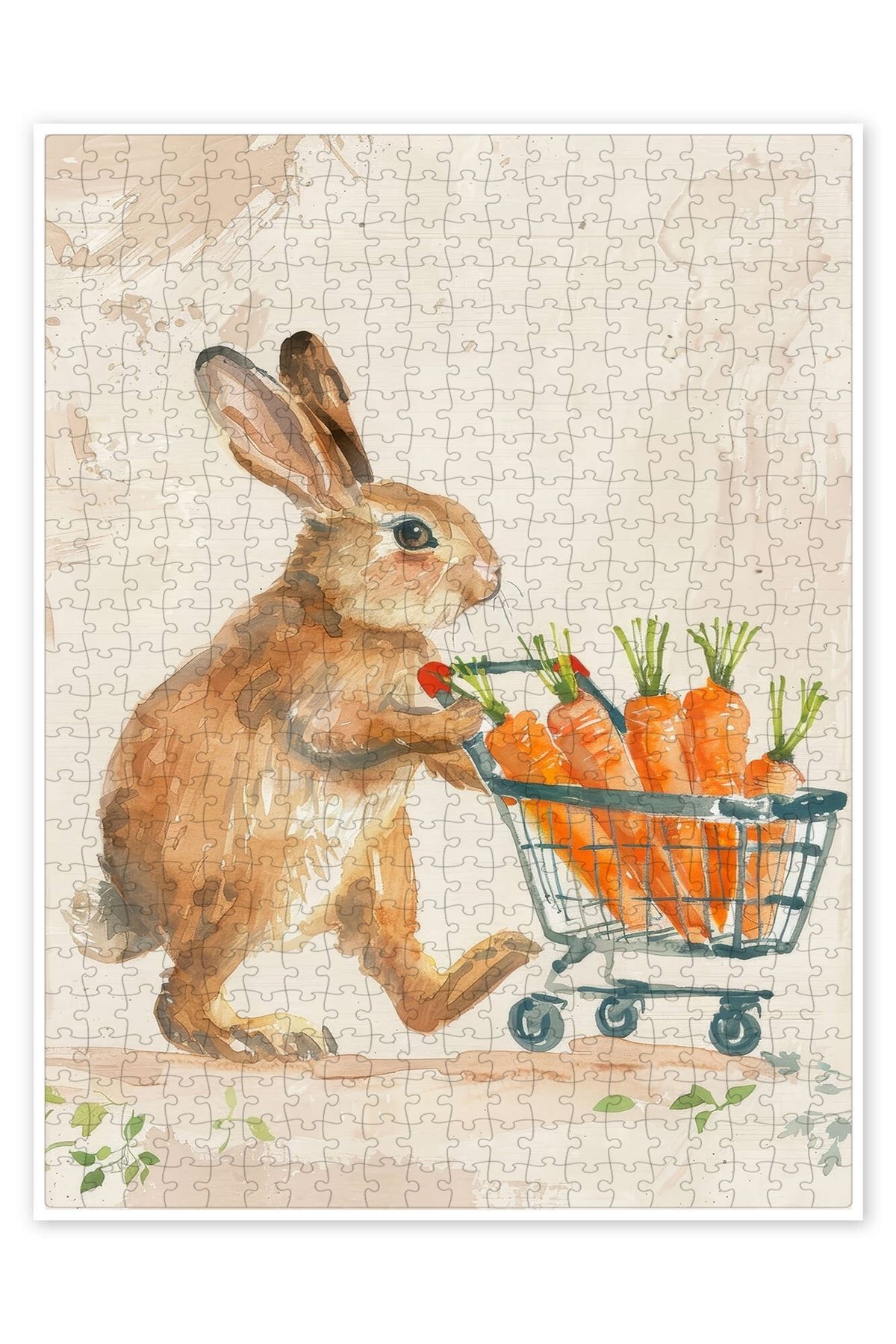 Jeronkarji Havuç Uzmanı I 500 Parça Puzzle Yapboz Çocuklar için Neşeli Hayvan Temalı